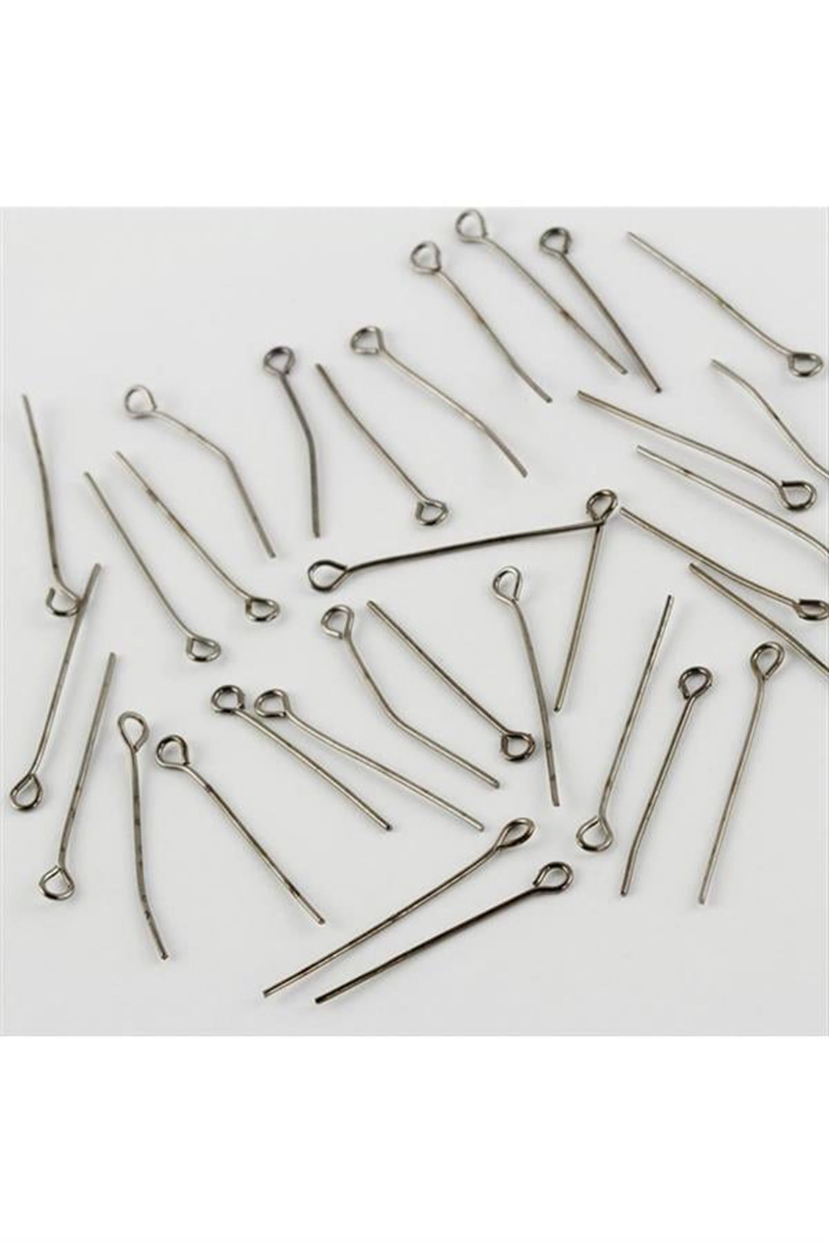 1,5 cm Halkalı Çivi 50 Gram - Antrasit