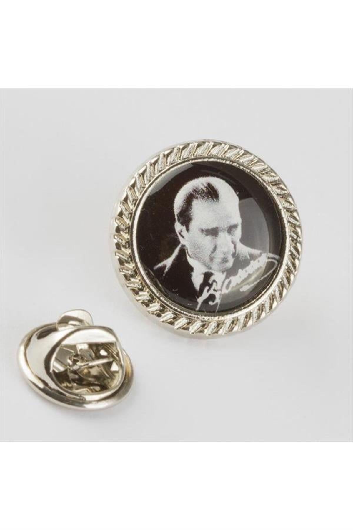 Atatürk Yaka Rozet - Sarı