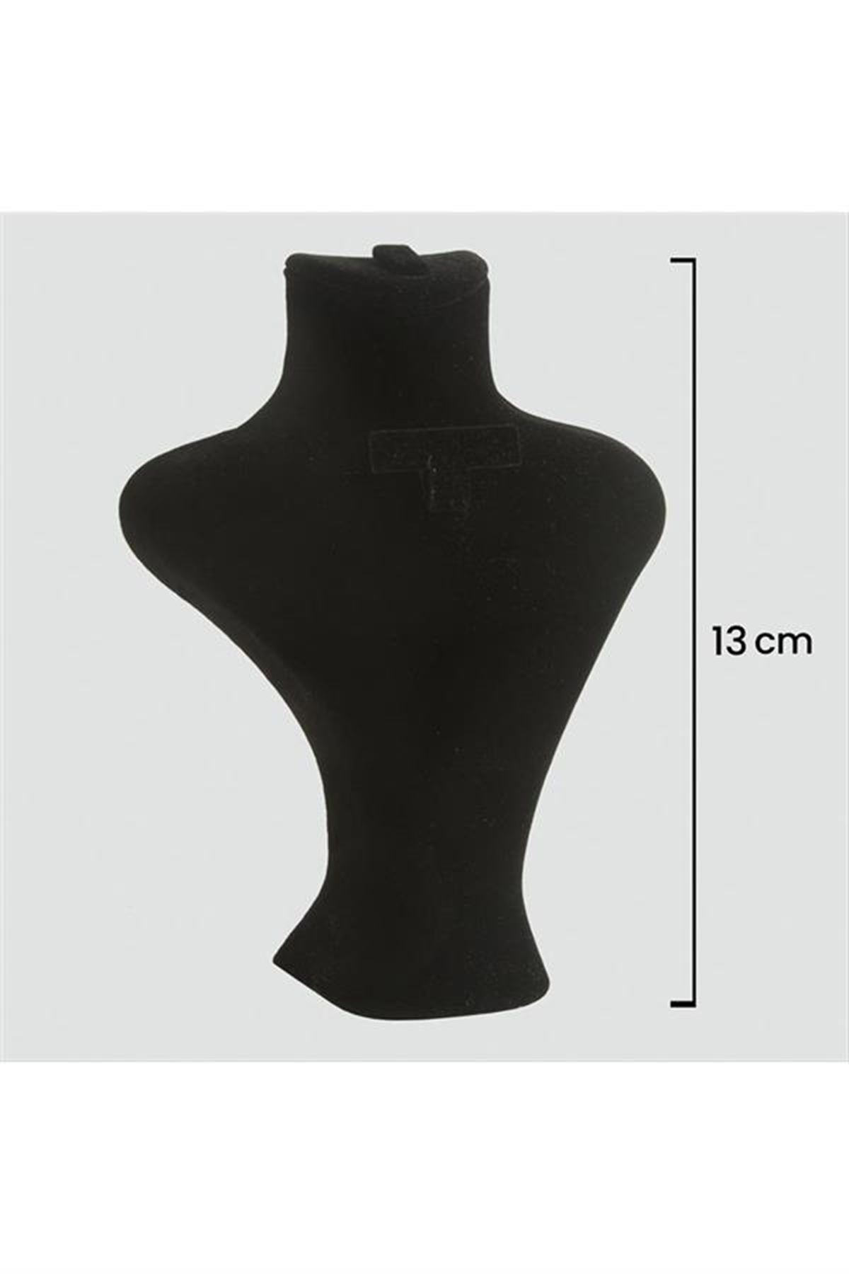 13 cm Takım Manken Anfora Kumaş - Siyah