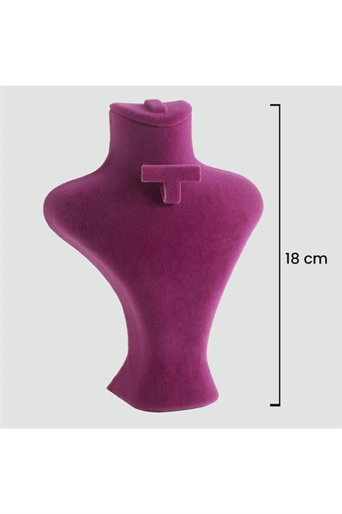 18 cm Takım Anfora Kumaş - Mor