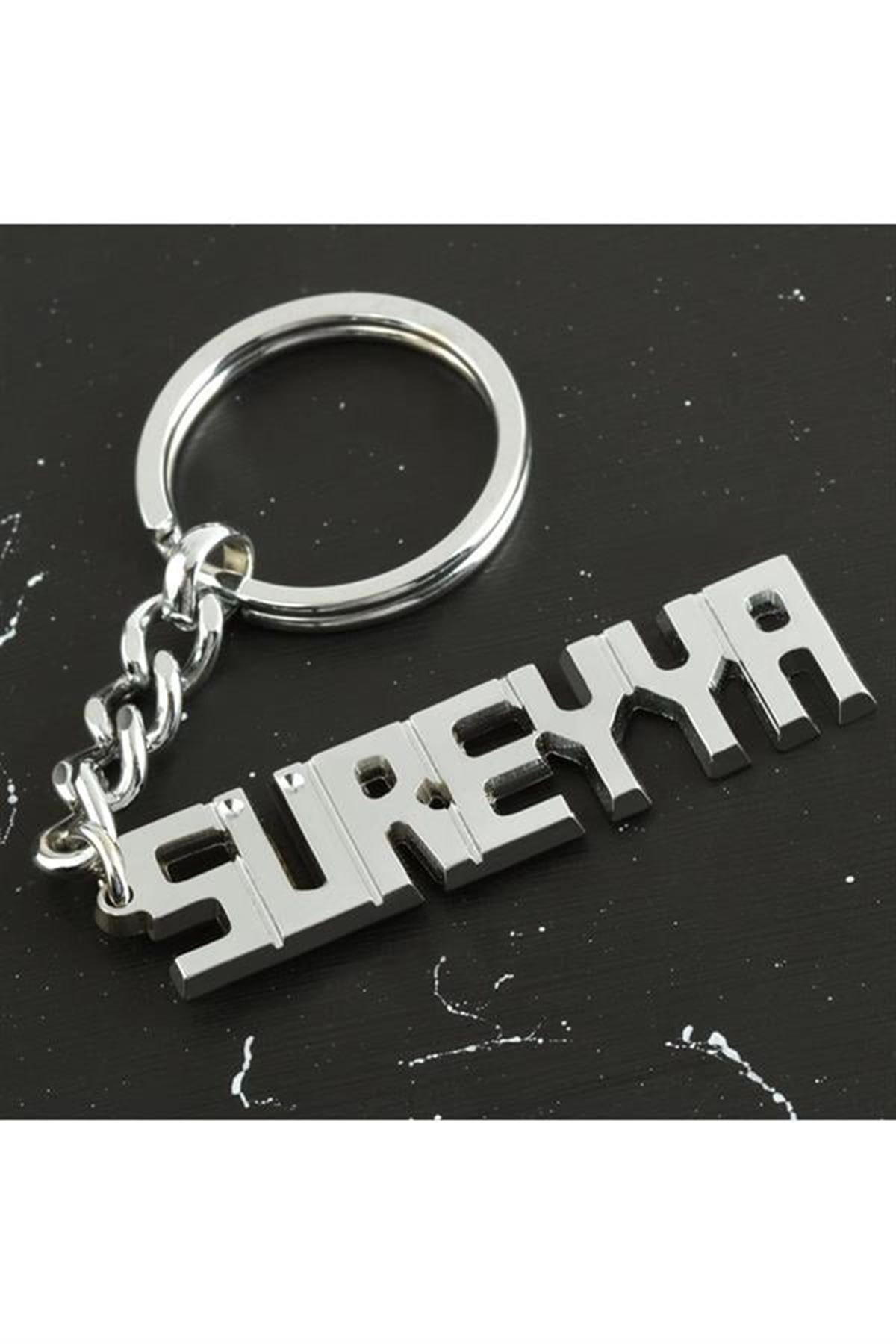 Süreyya İsimli Anahtarlık - Gümüş Rengi