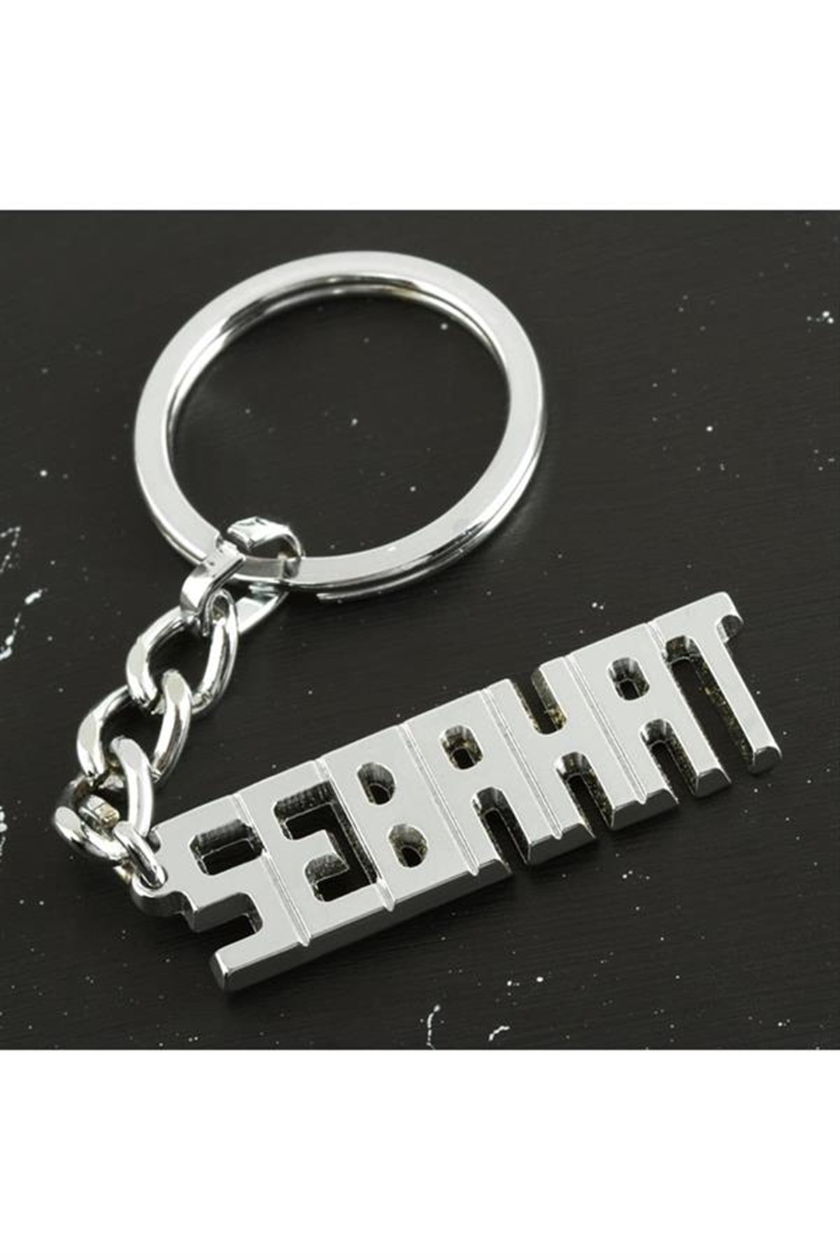 Sebahat İsimli Anahtarlık - Gümüş Rengi