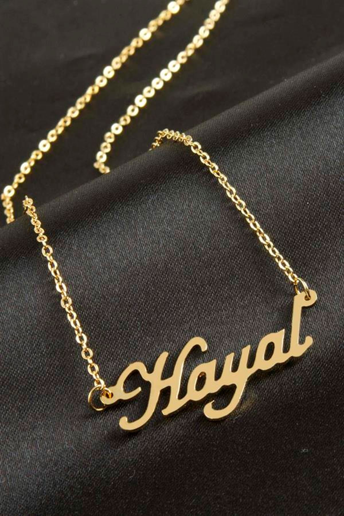 Hayal isimli kolye (Kişiye Özel) - Sarı