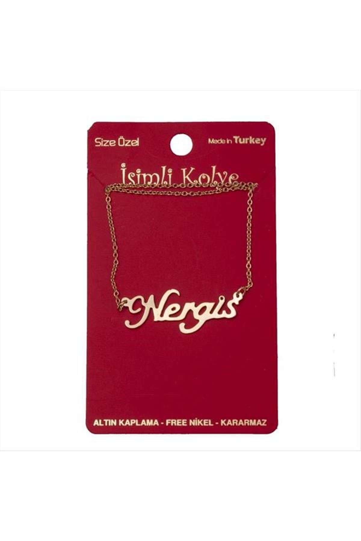 Nergis isimli kolye (Kişiye Özel) - Sarı