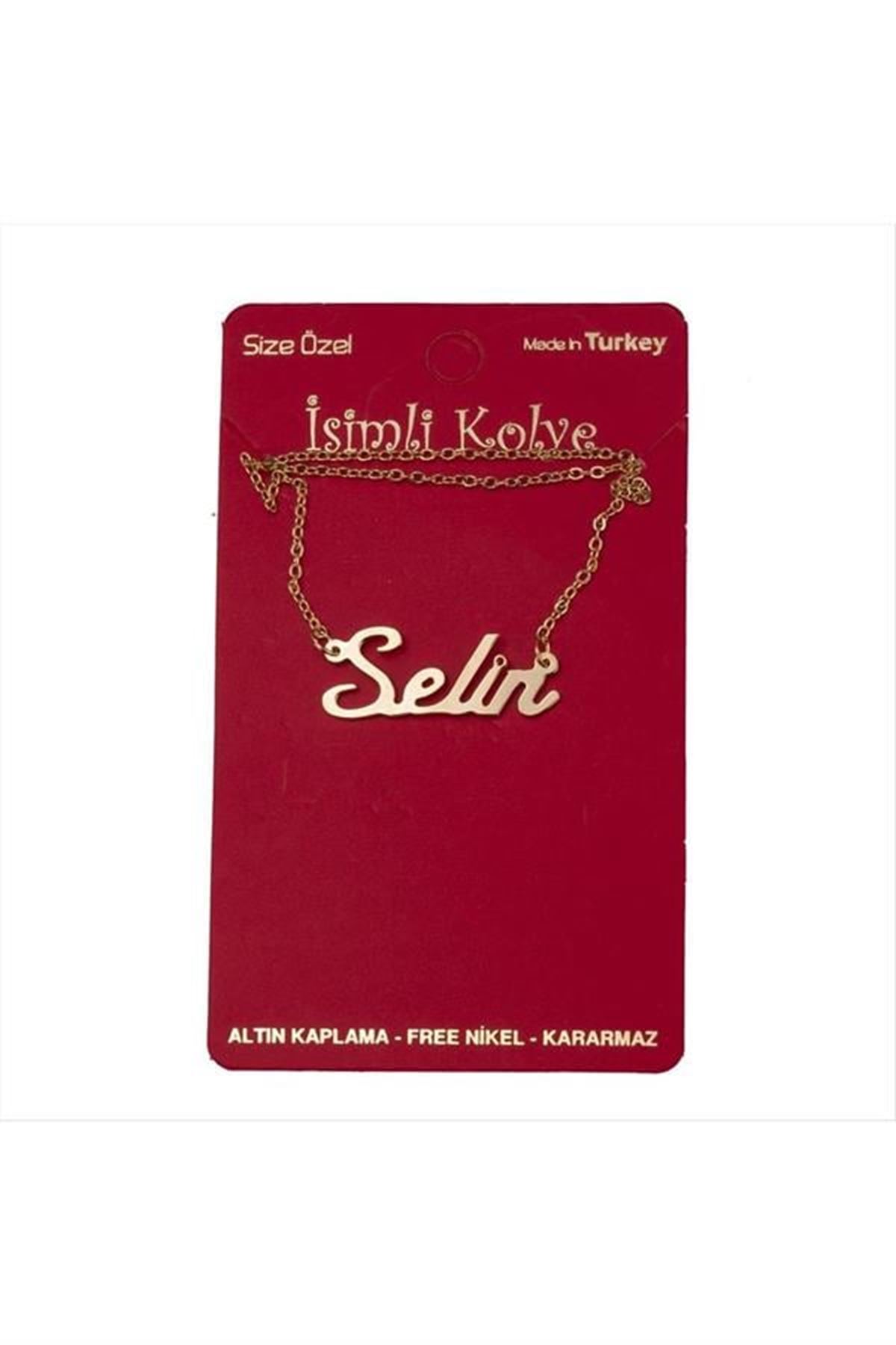 Selin isimli kolye (Kişiye Özel) - Sarı