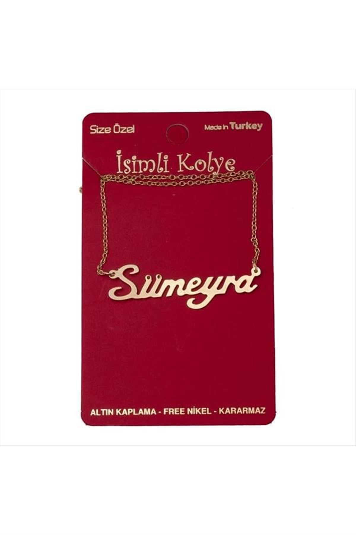 Sümeyra isimli kolye (Kişiye Özel) - Sarı