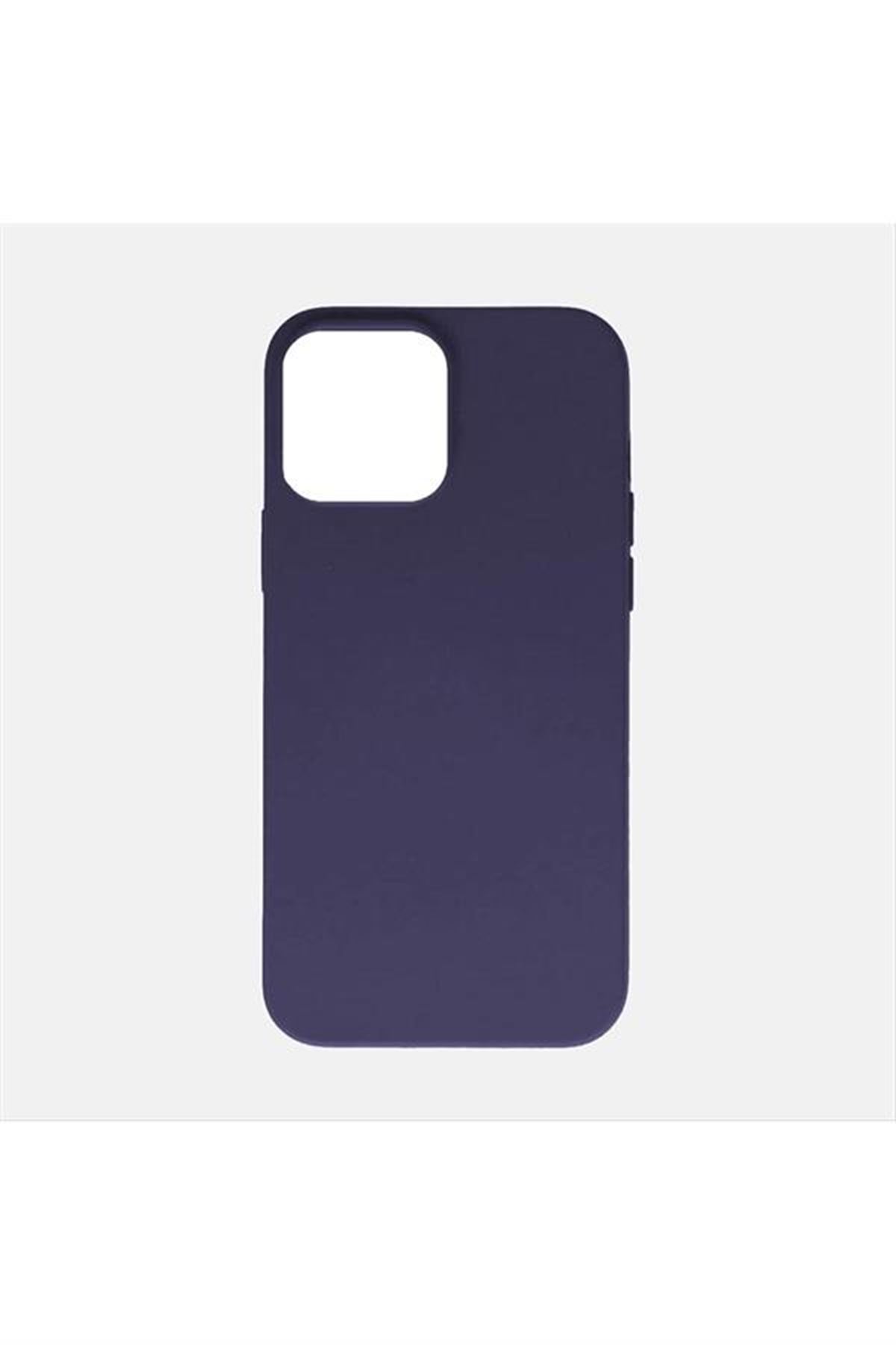 iPhone 11 Pro Max Kadife Kaplı Lüx Lansman Silikon Kılıf - Mor
