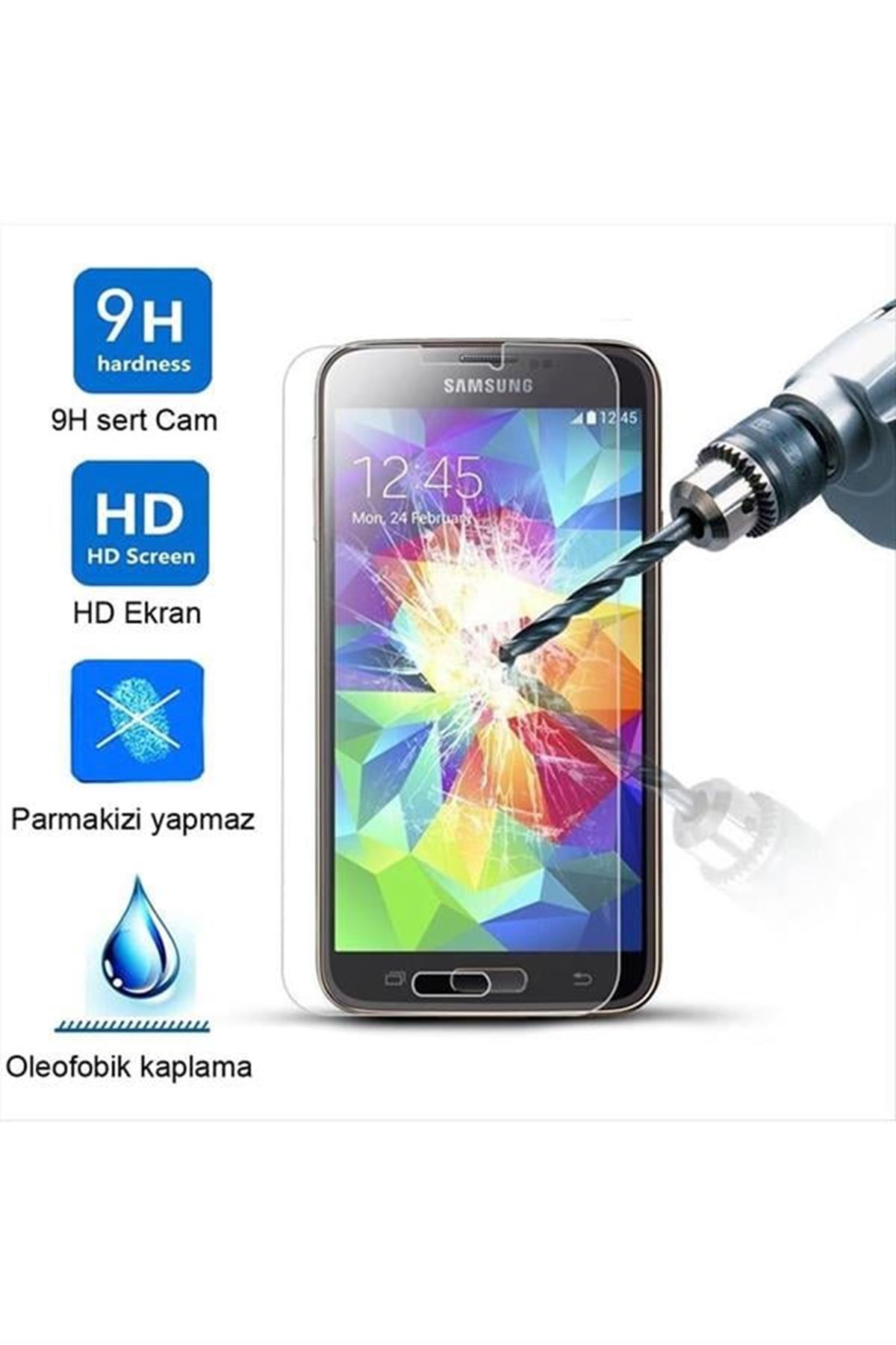 Samsung Galaxy S4 I9500 Kırılmaz Cam Ekran Koruyucu - Şeffaf