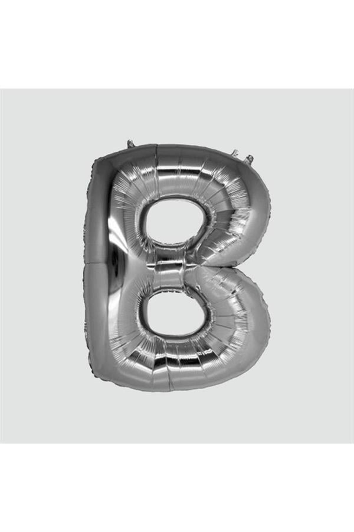 Gümüş Renkli 16*36 Harfli Folyo Balon - Model-2