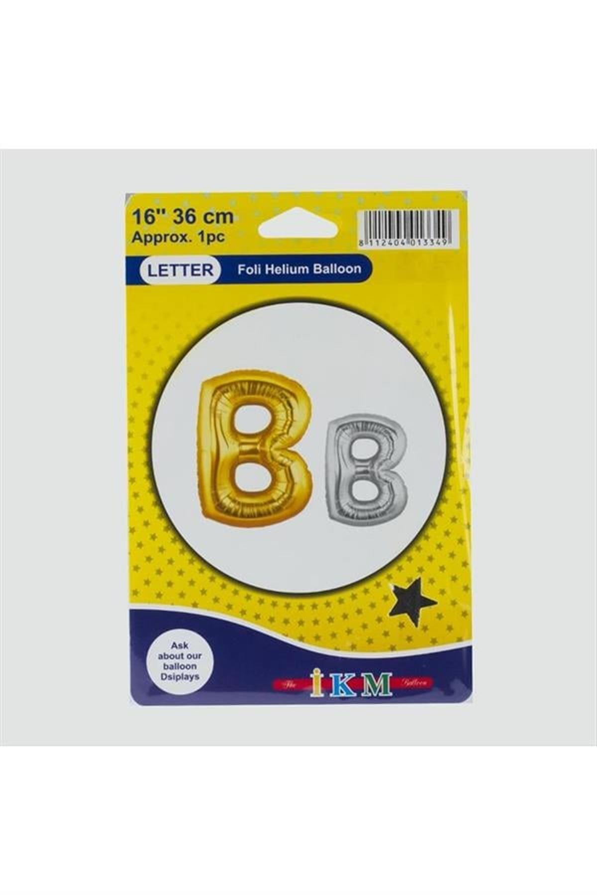 Gümüş Renkli 16*36 Harfli Folyo Balon - Model-2