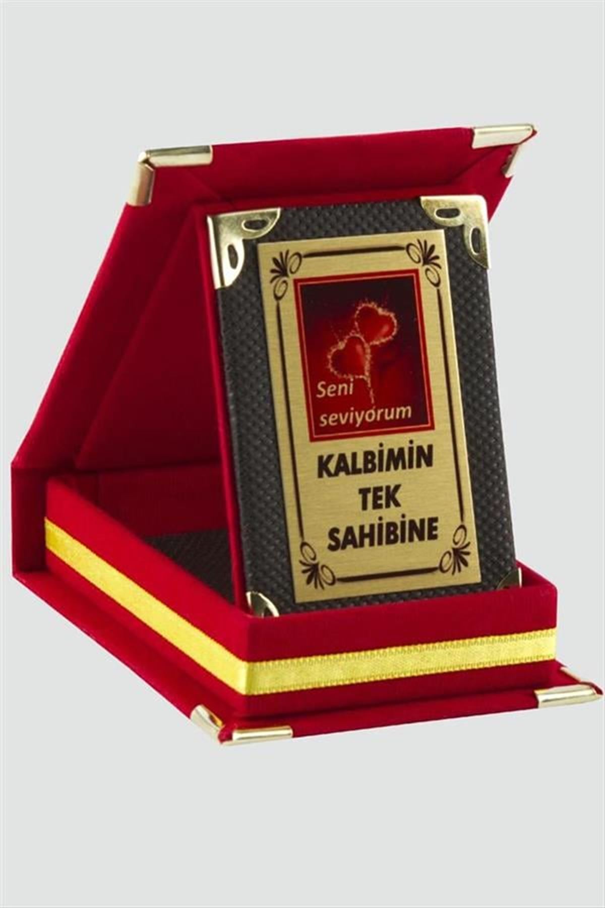 Kalbimin Tek Sahibine Plaketi - Kırmızı