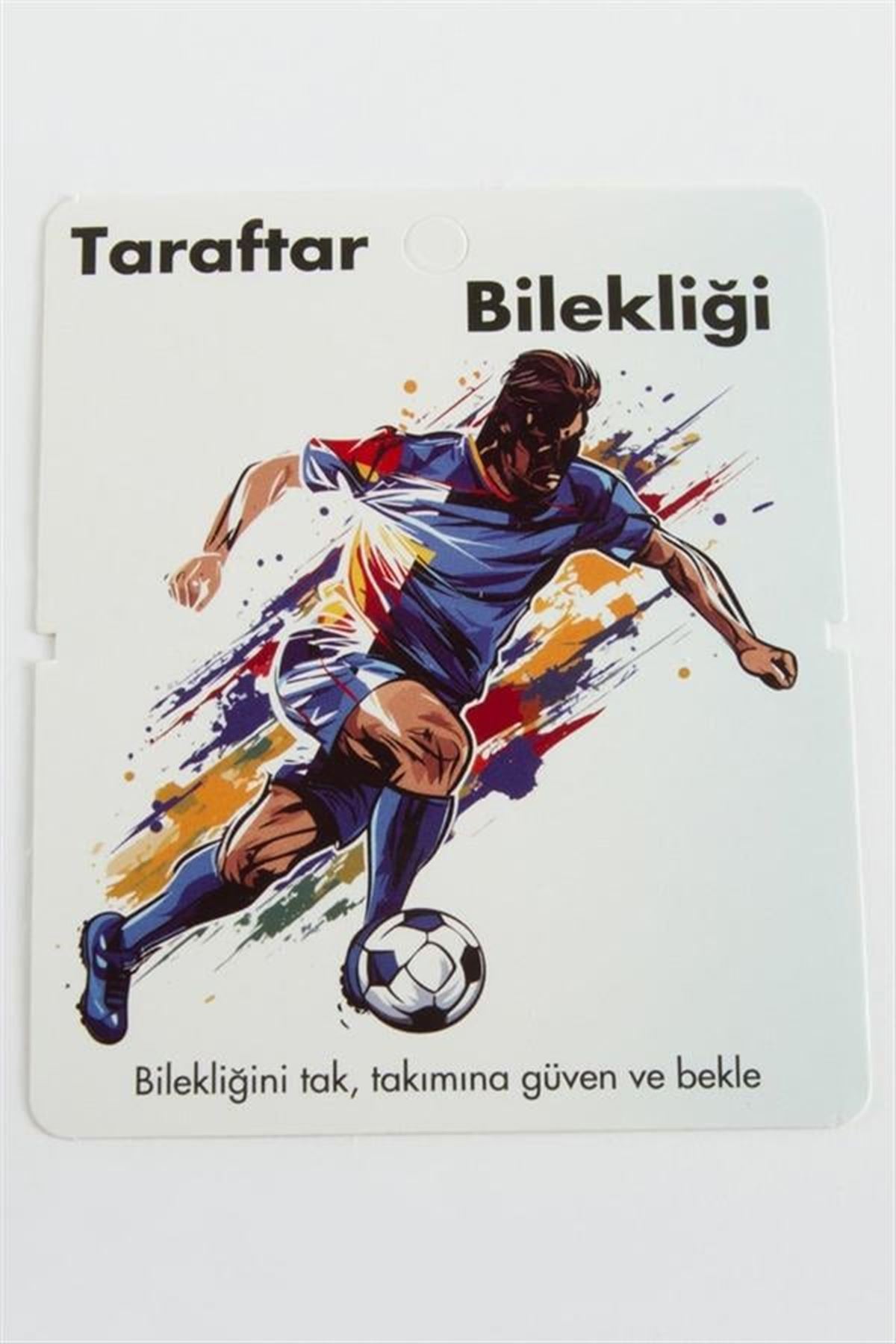 Taraftar Bileklik Kartı - Beyaz