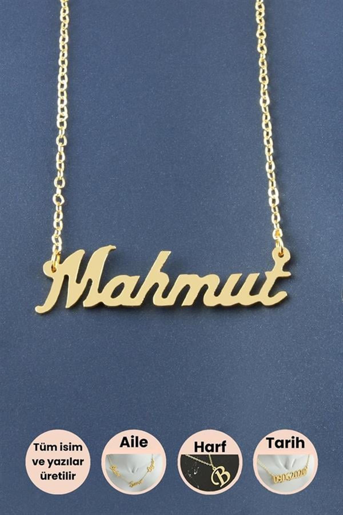 Mahmut İsimli Kolye - Sarı