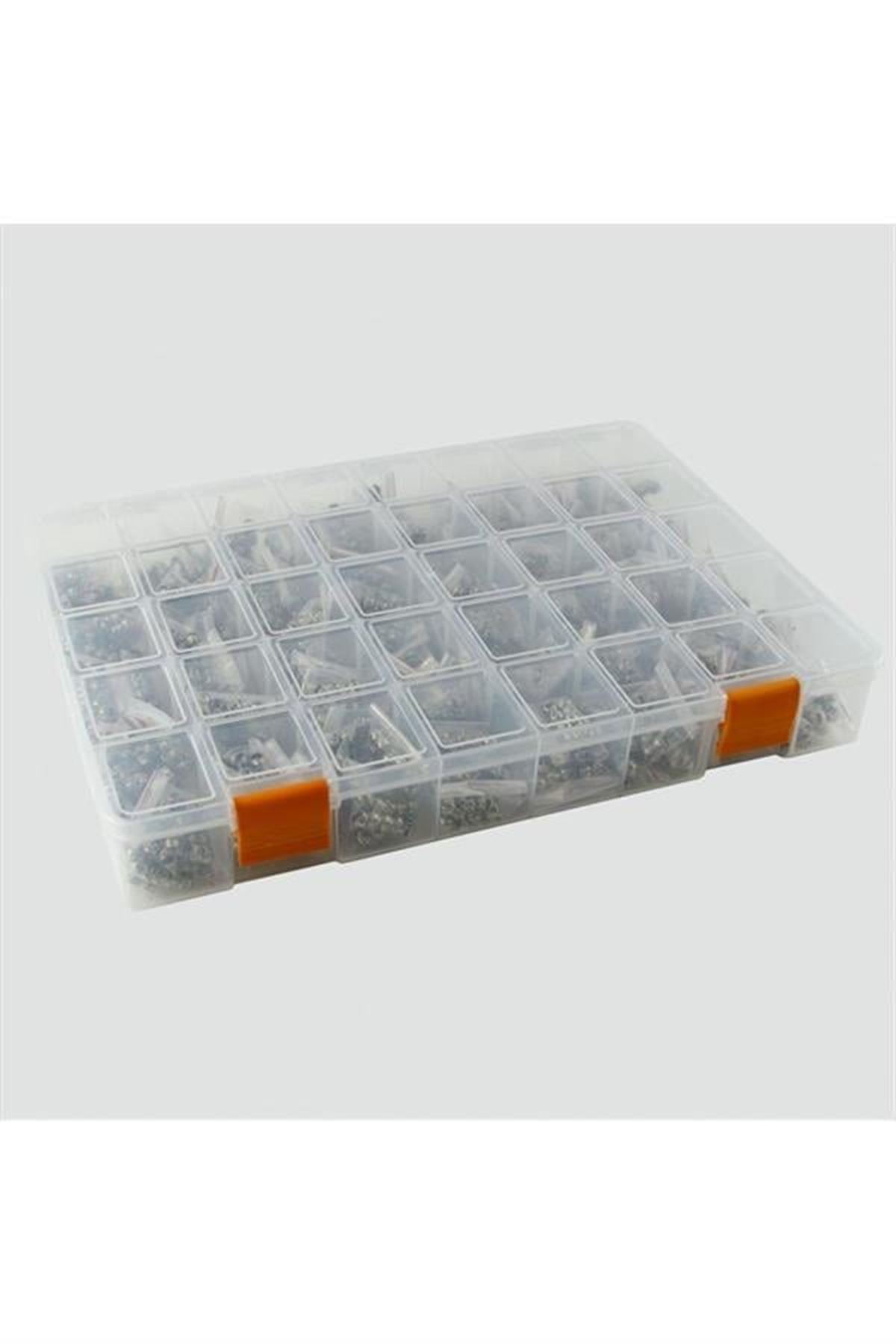 8 mm Harfli & Rakamlı Anahtarlık Bileklik Tesbih Seti - Gümüş Rengi