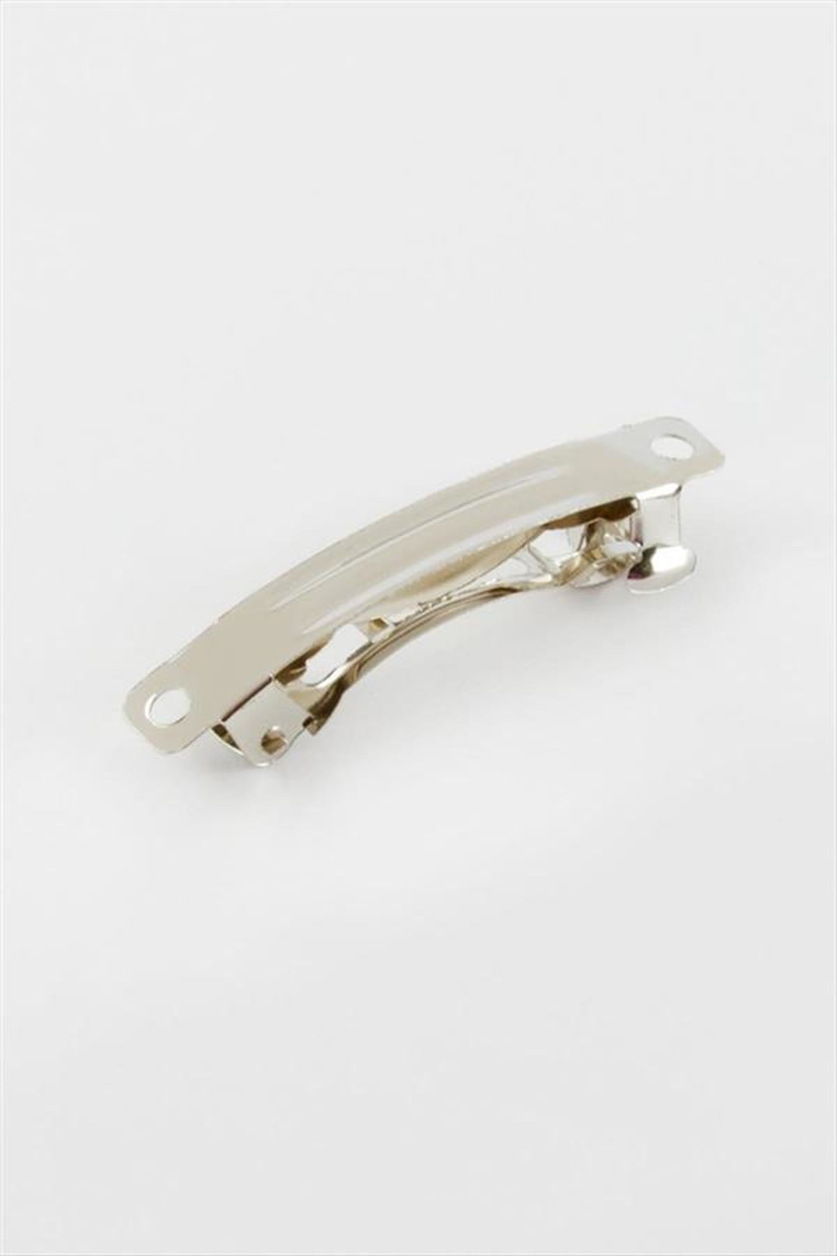 Metal Otamatik Toka 4 cm 1 Adet - Gümüş Rengi