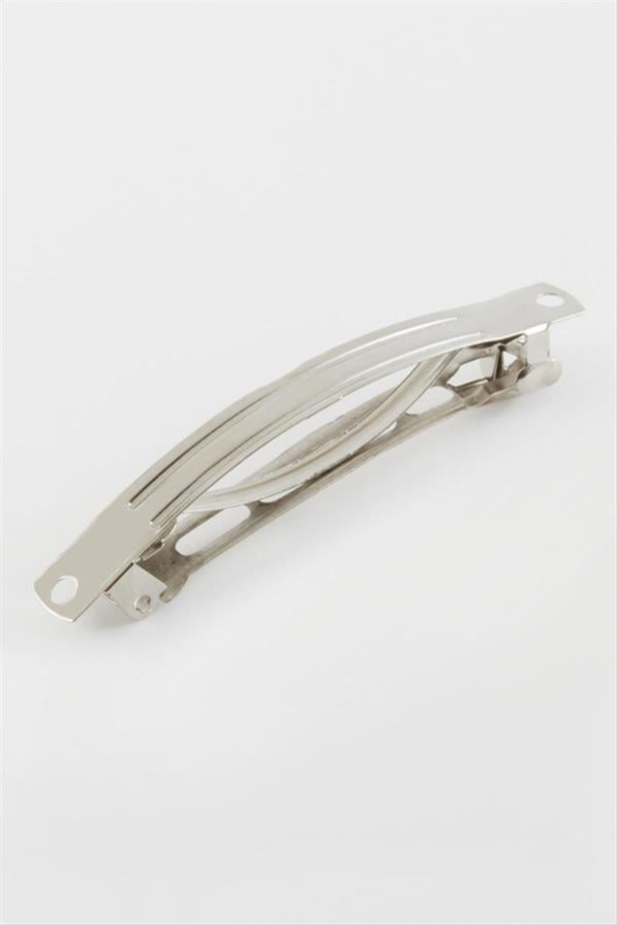 Metal Otamatik Toka 8 cm 1 Adet - Gümüş Rengi