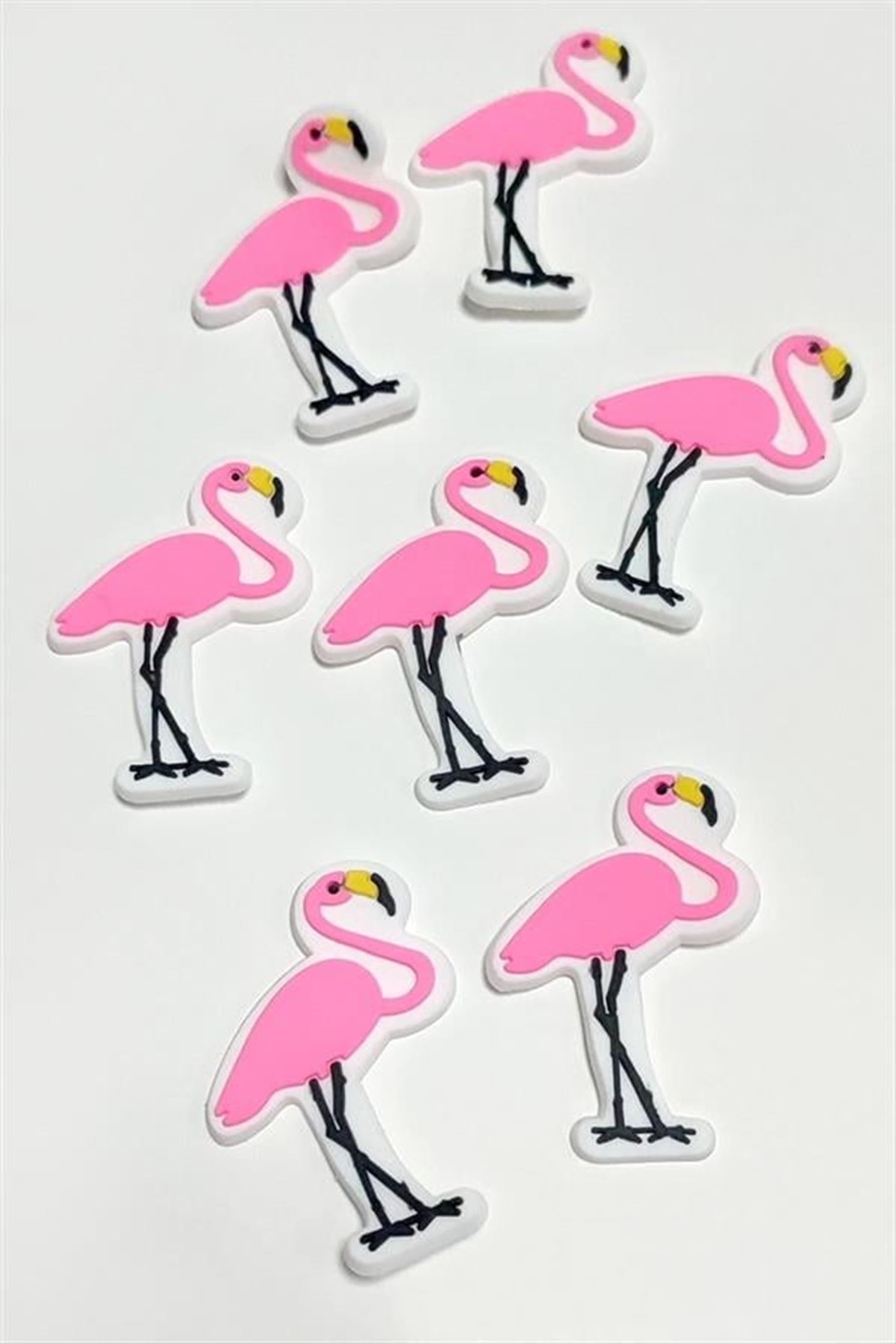 Flamingo Silikonlu Figür 1 Adet - Pembe