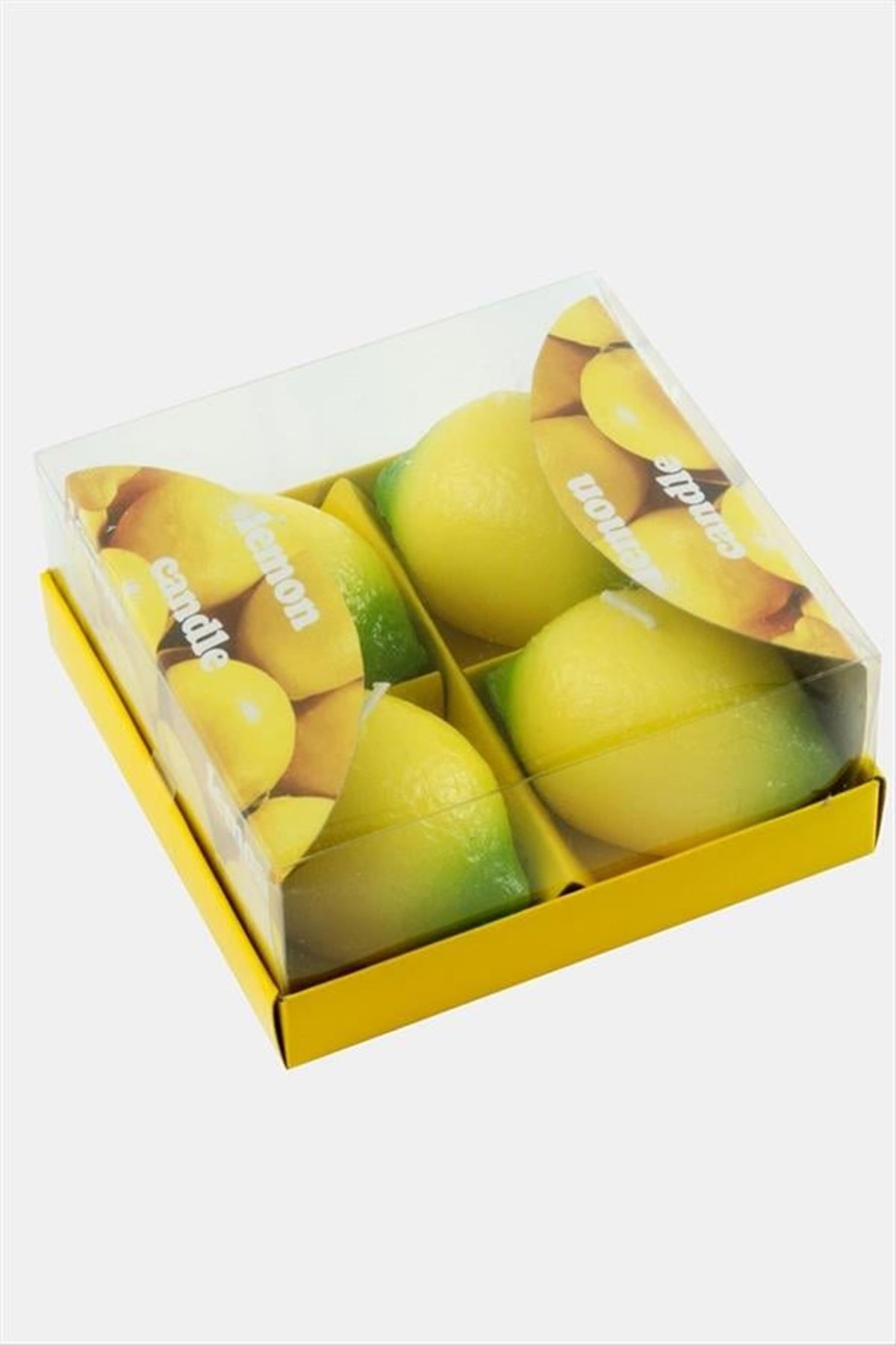 Limon Mum 4 Adet - Sarı