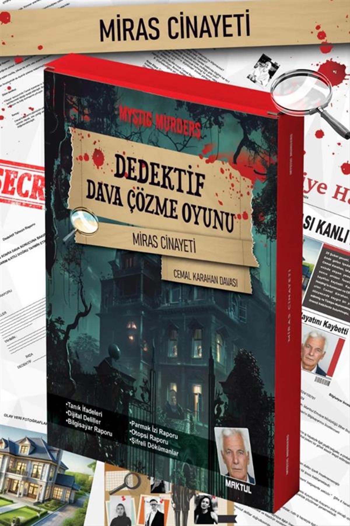 Miras Cinayeti Dedektif Dava Çözme Oyunu - Karışık Renk 1