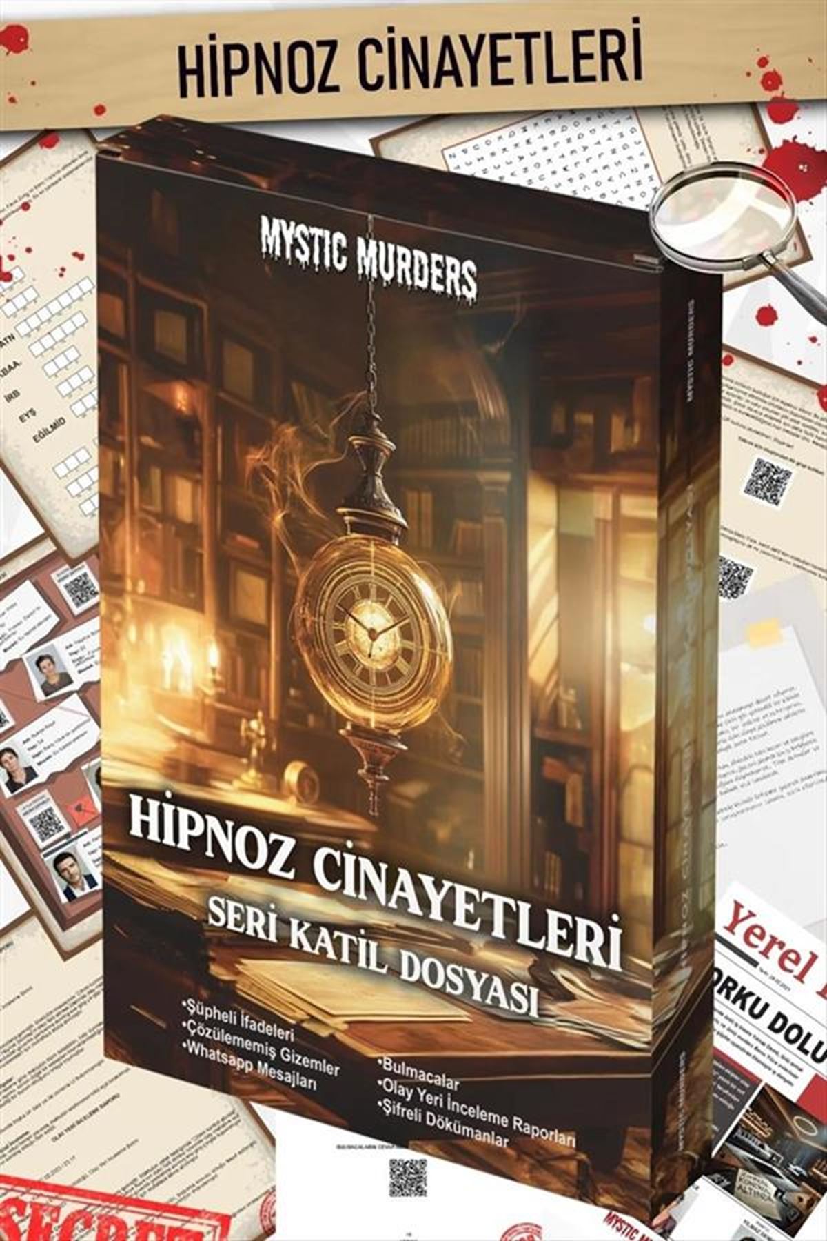 Hipnoz Cinayetleri Seri Katil Dosyası - Sarı
