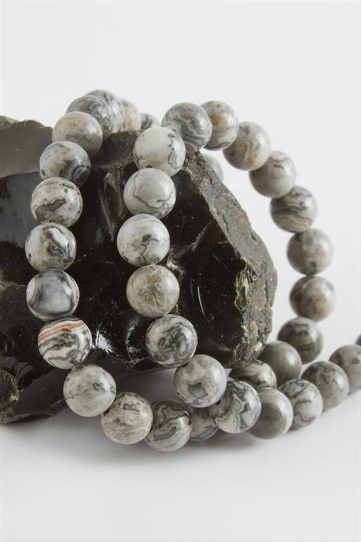 Jasper Taşı 10 mm - Gri