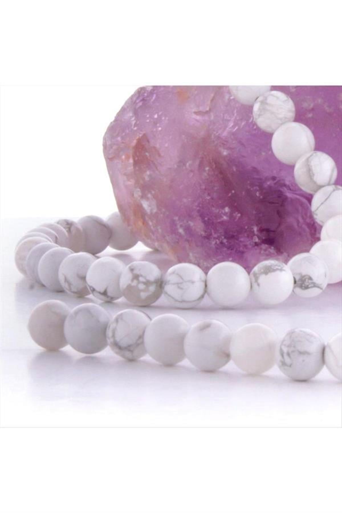 8 mm Havlit Taşı - Beyaz