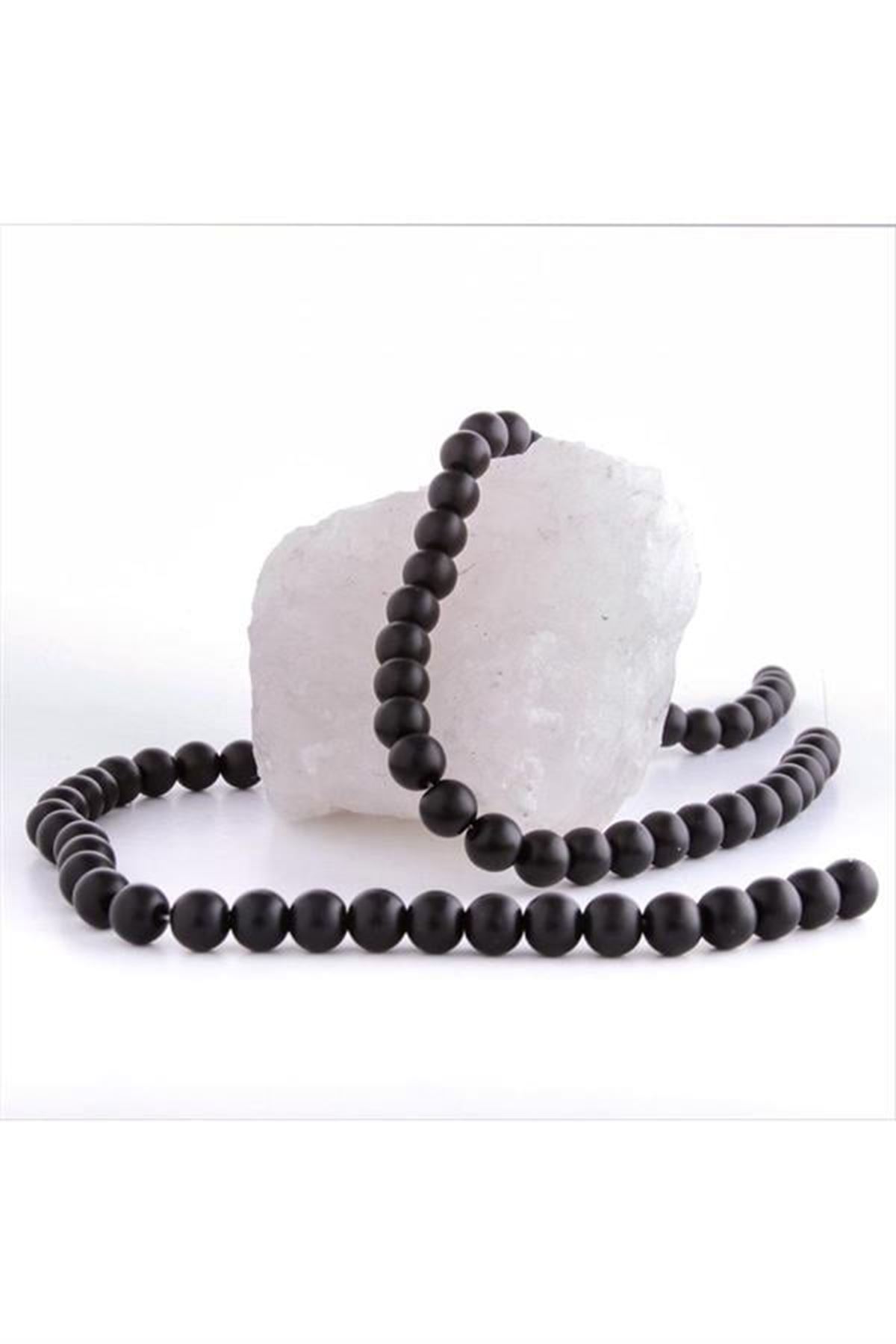 10 mm Mat Onix Taşı - Siyah