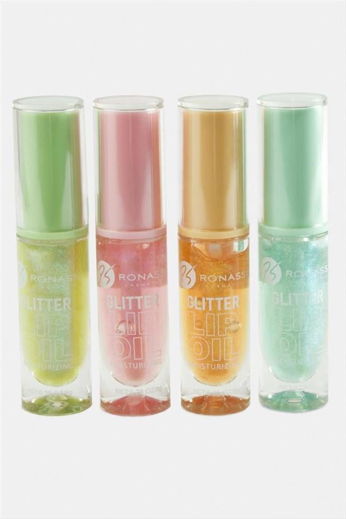 Ronassi Glitter Lippoil Simli Dudak Parlatıcısı - Turkuaz