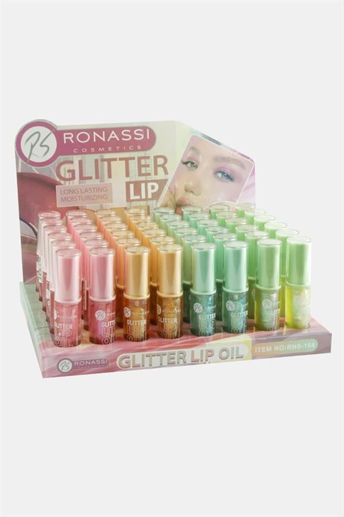 Ronassi Glitter Lippoil Simli Dudak Parlatıcısı - Turkuaz