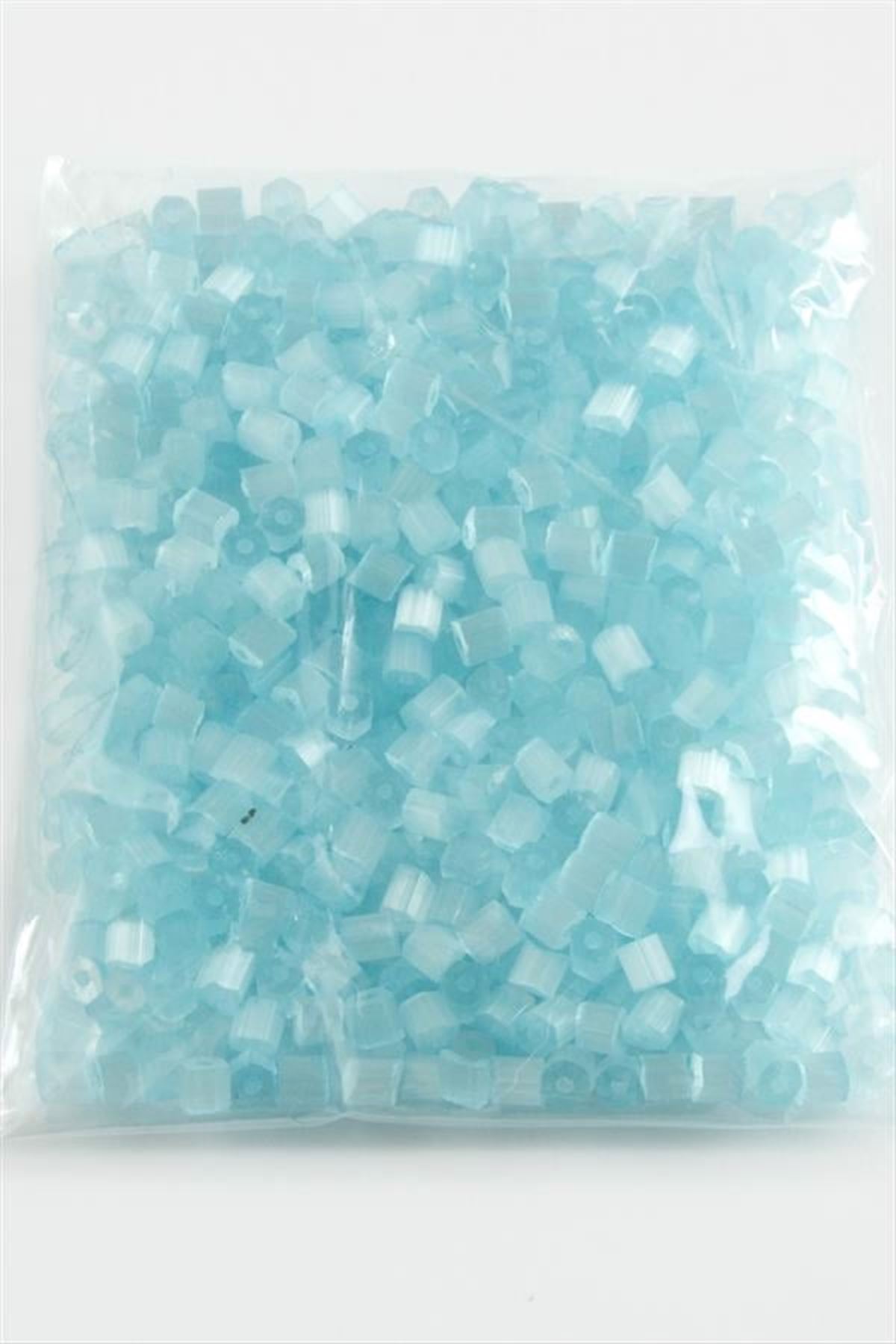 4 mm Silindir Kum Boncuk 50 Gram - Yeşil