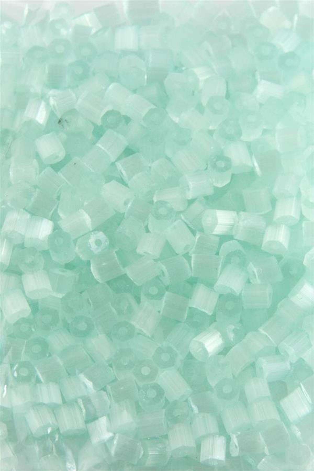 4 mm Silindir Kum Boncuk 50 Gram - Yeşil