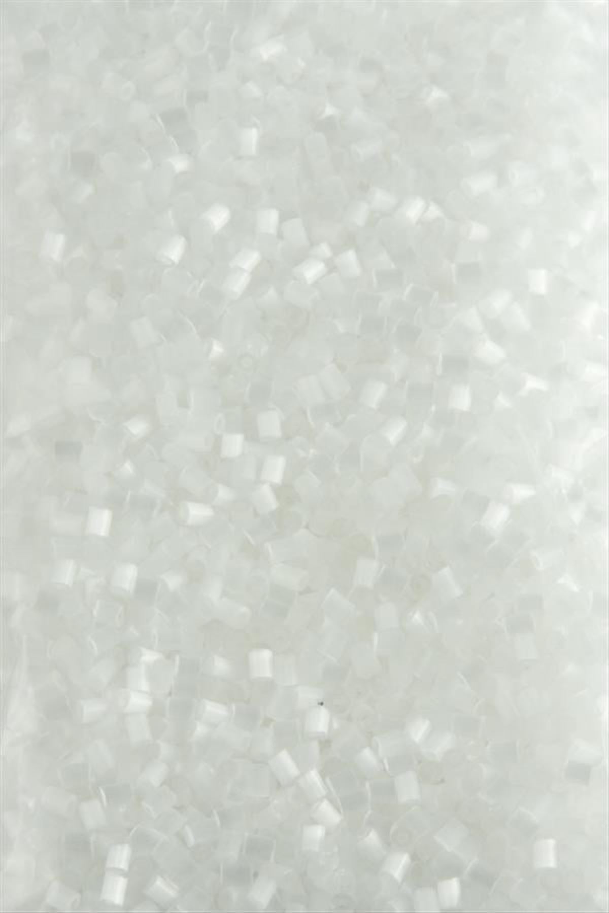 2 mm Silindir Kum Boncuk 50 Gram - Beyaz