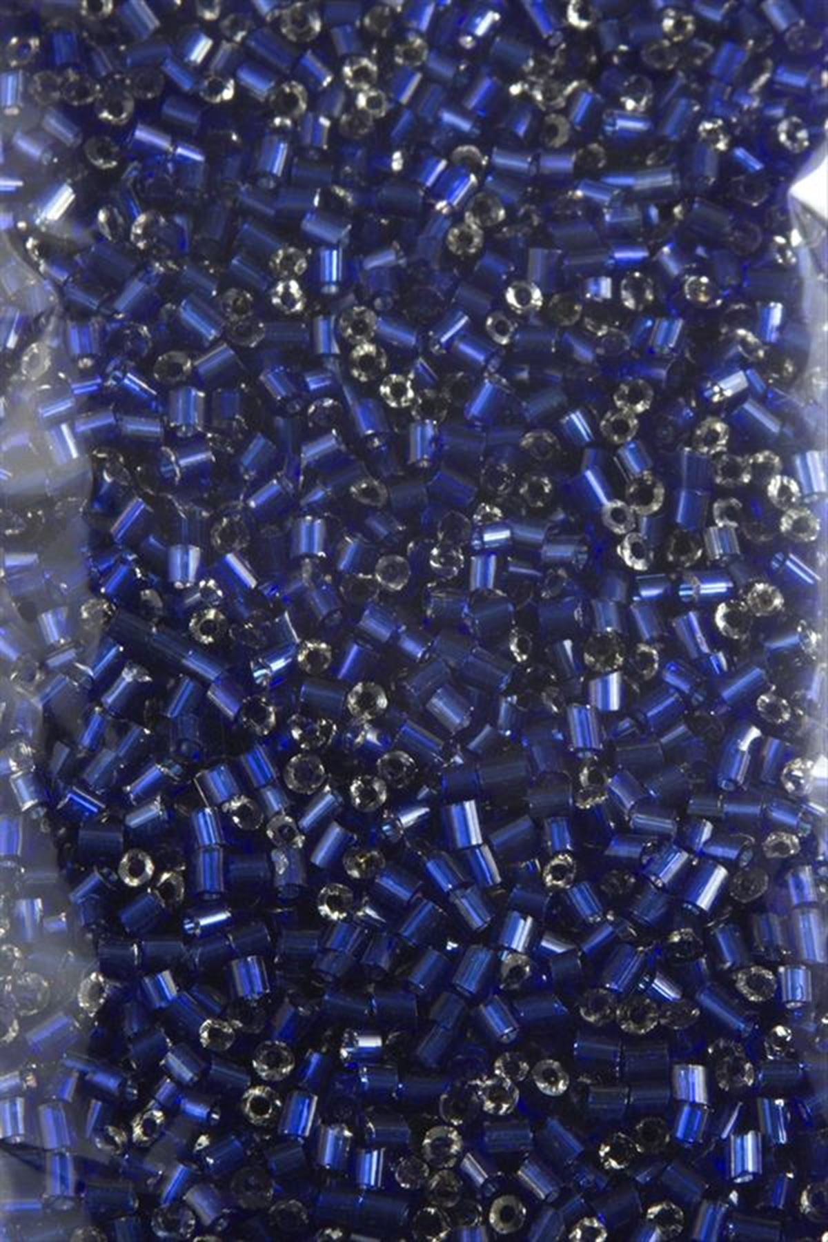 2 mm Silindir Kum Boncuk 50 Gram - Lacivert
