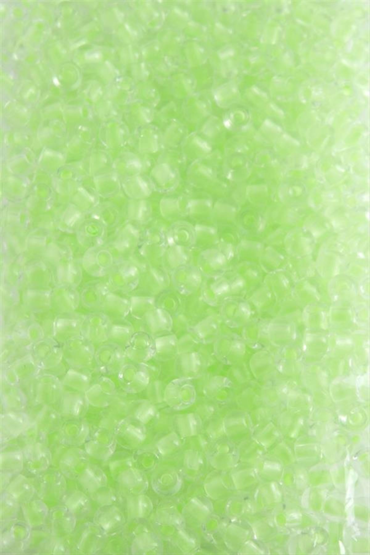 4 mm Yuvarlak Kum Boncuk 50 Gram - Yeşil