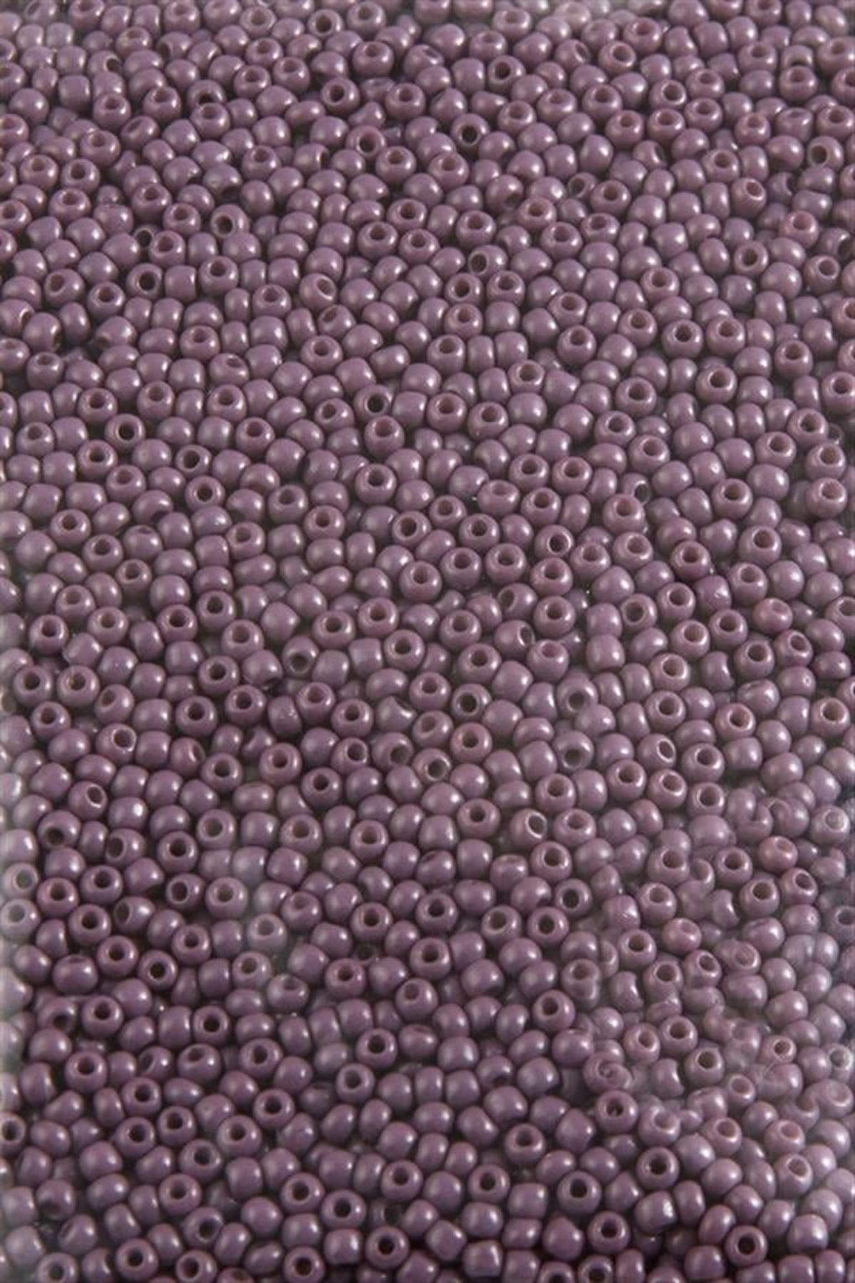 2 mm Yuvarlak Kum Boncuk 50 Gram - Mor