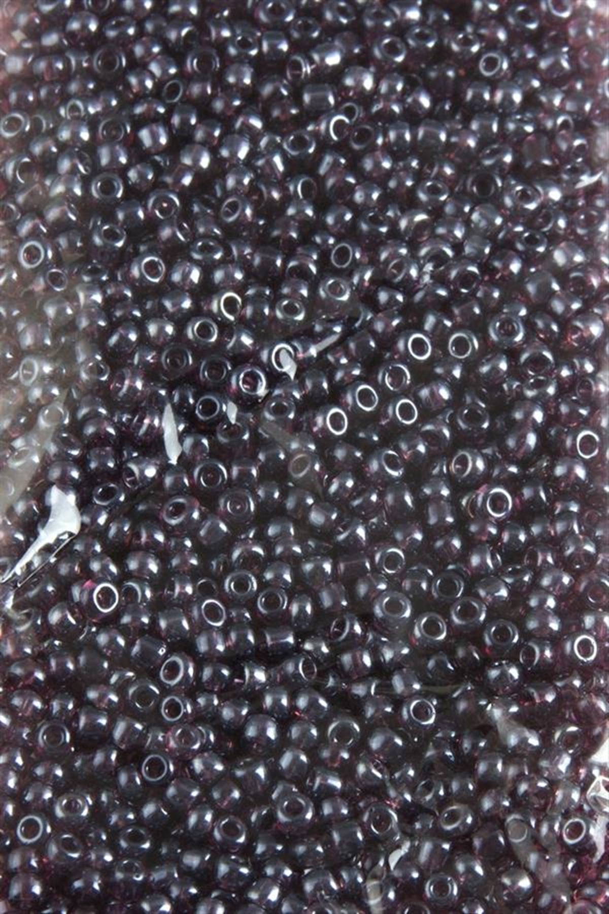 3 mm Yuvarlak Kum Boncuk 50 Gram - Mor