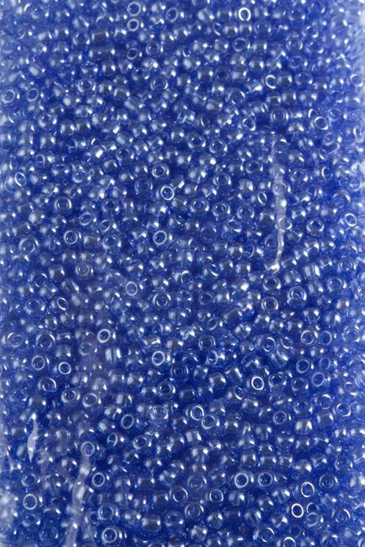 3 mm Yuvarlak Kum Boncuk 50 Gram - Açık Mavi