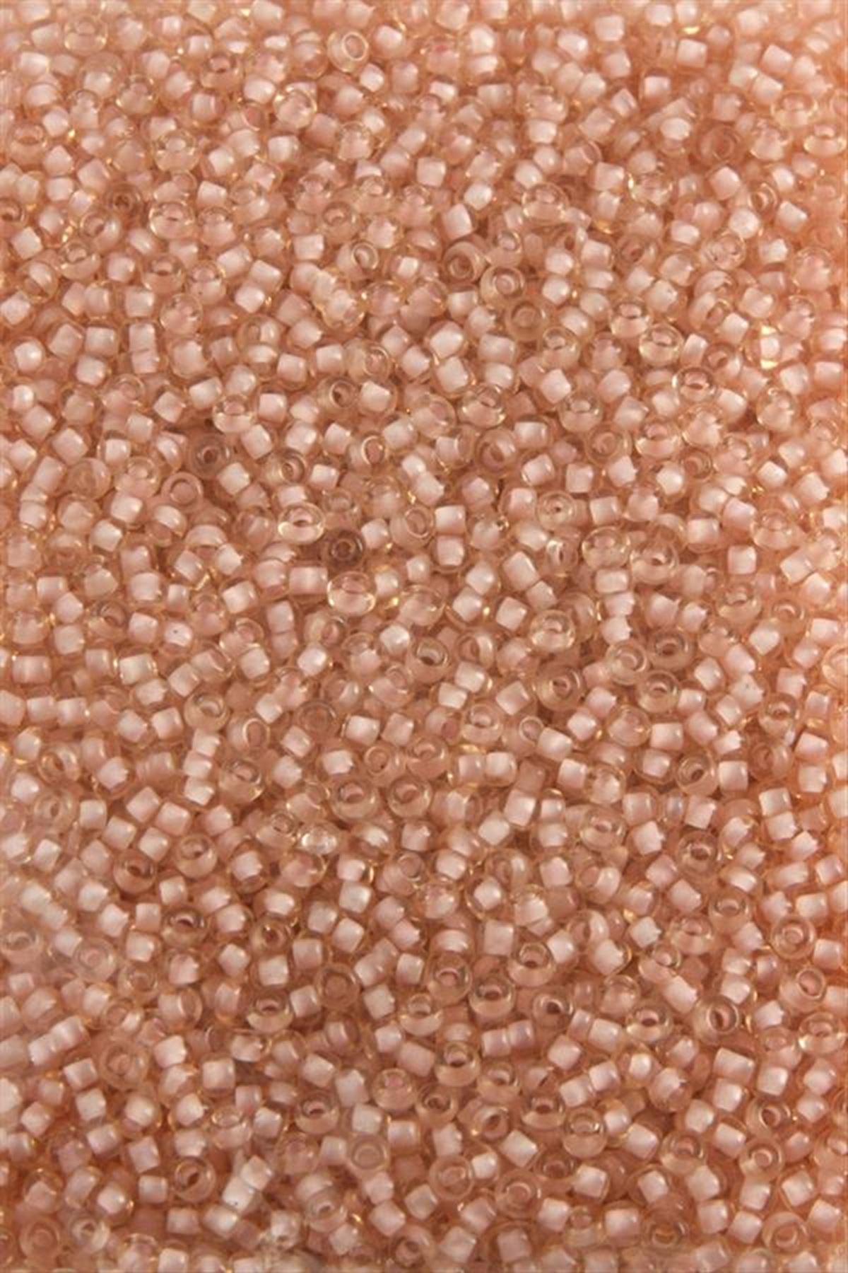 3 mm Yuvarlak Kum Boncuk 50 Gram - Yavruağzı