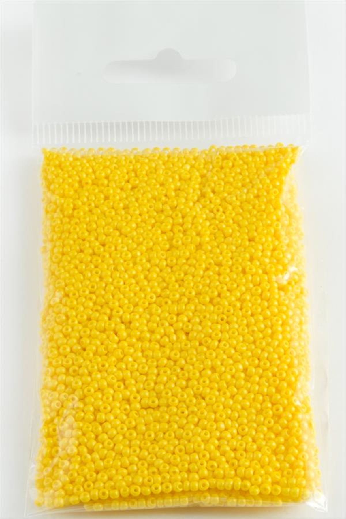 3 mm Yuvarlak Kum Boncuk 50 Gram - Krem