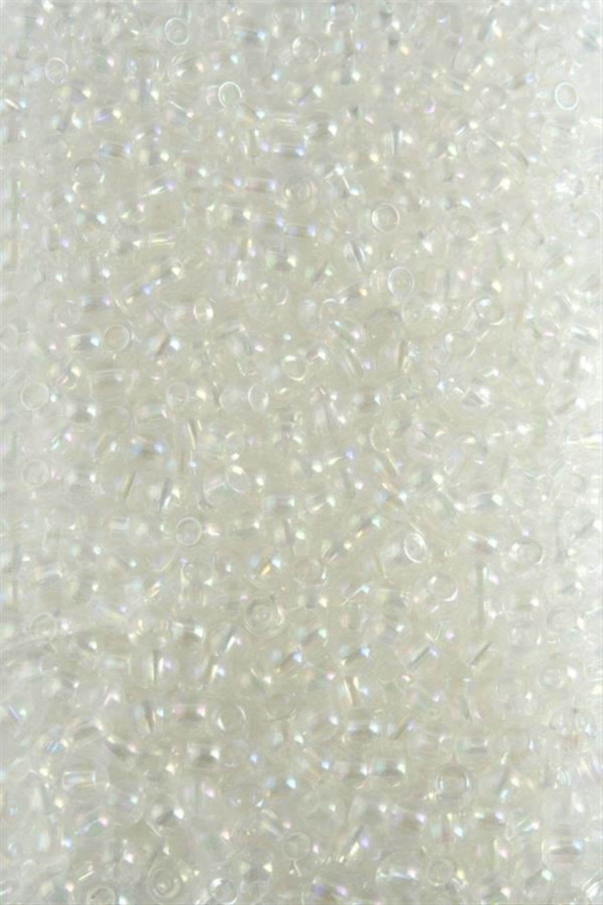 4 mm Yuvarlak Kum Boncuk 50 Gram - Kırık Beyaz