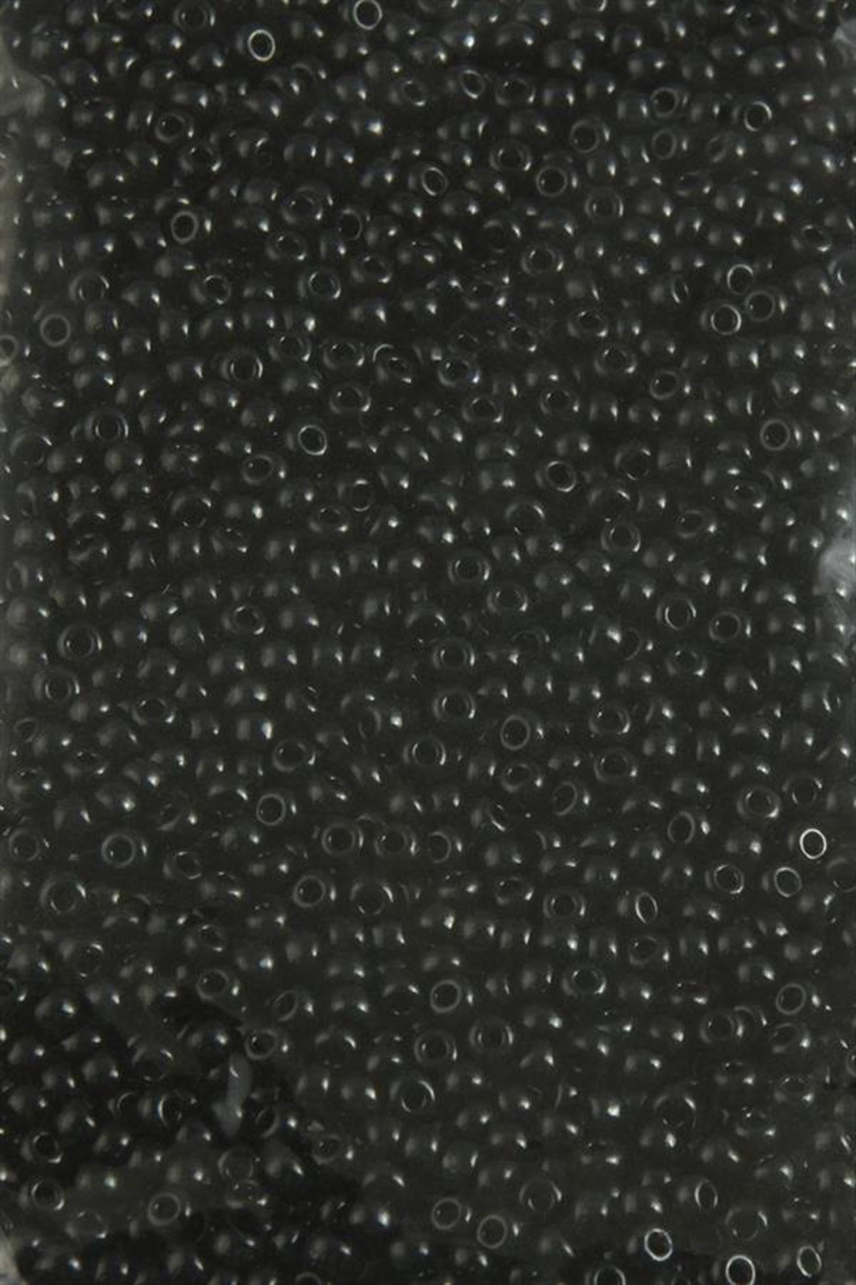 3,5 mm Yuvarlak Kum Boncuk 50 Gram - Siyah