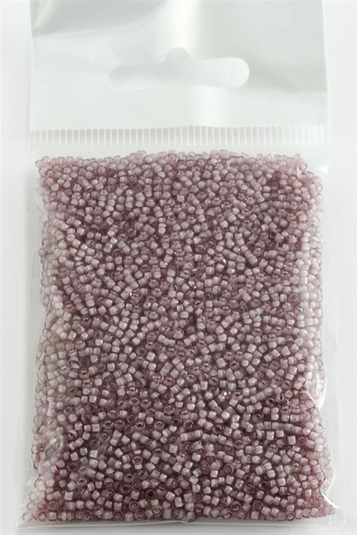 2 mm Yuvarlak Kum Boncuk 50 Gram - Pembe