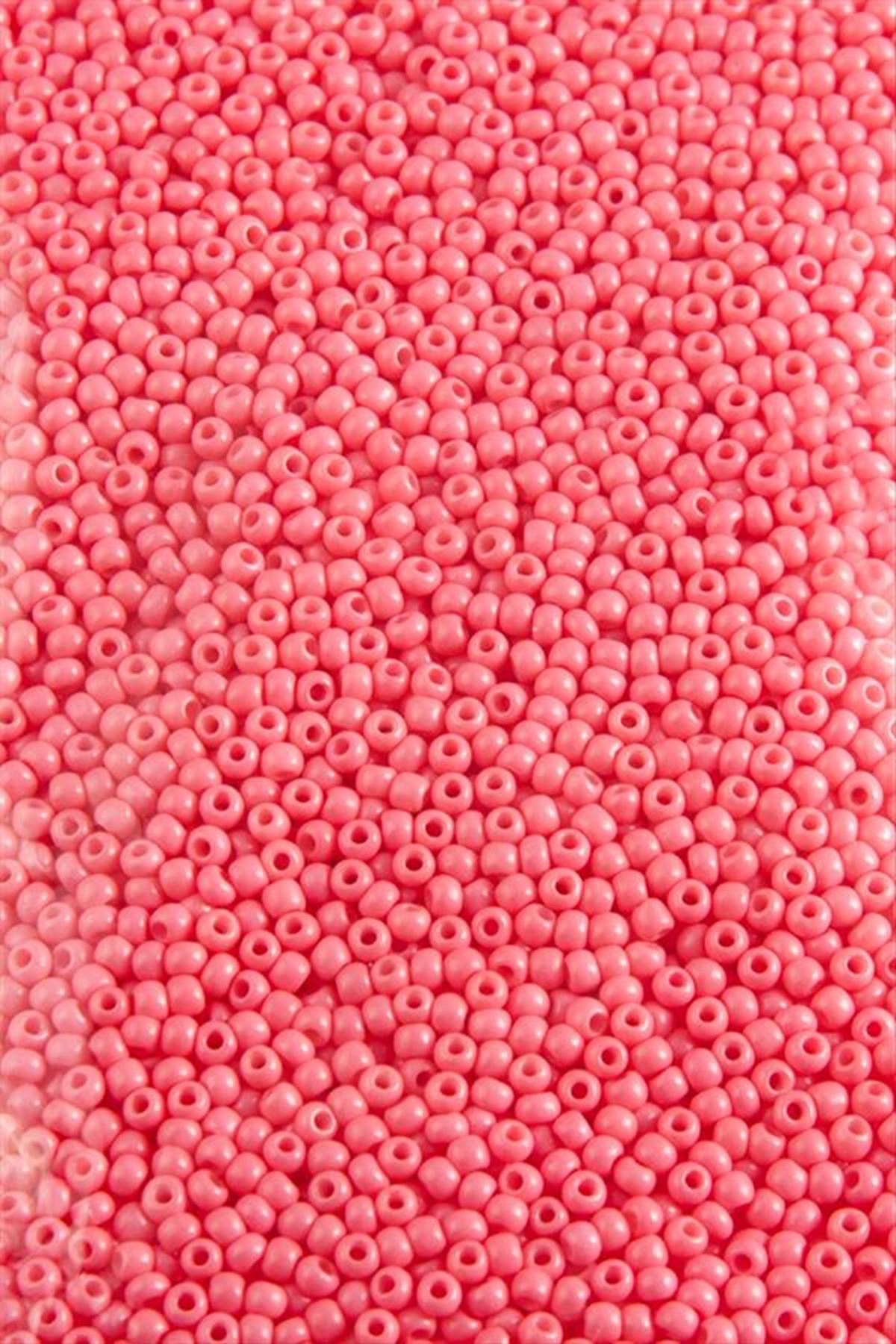 2 mm Yuvarlak Kum Boncuk 50 Gram - Pembe
