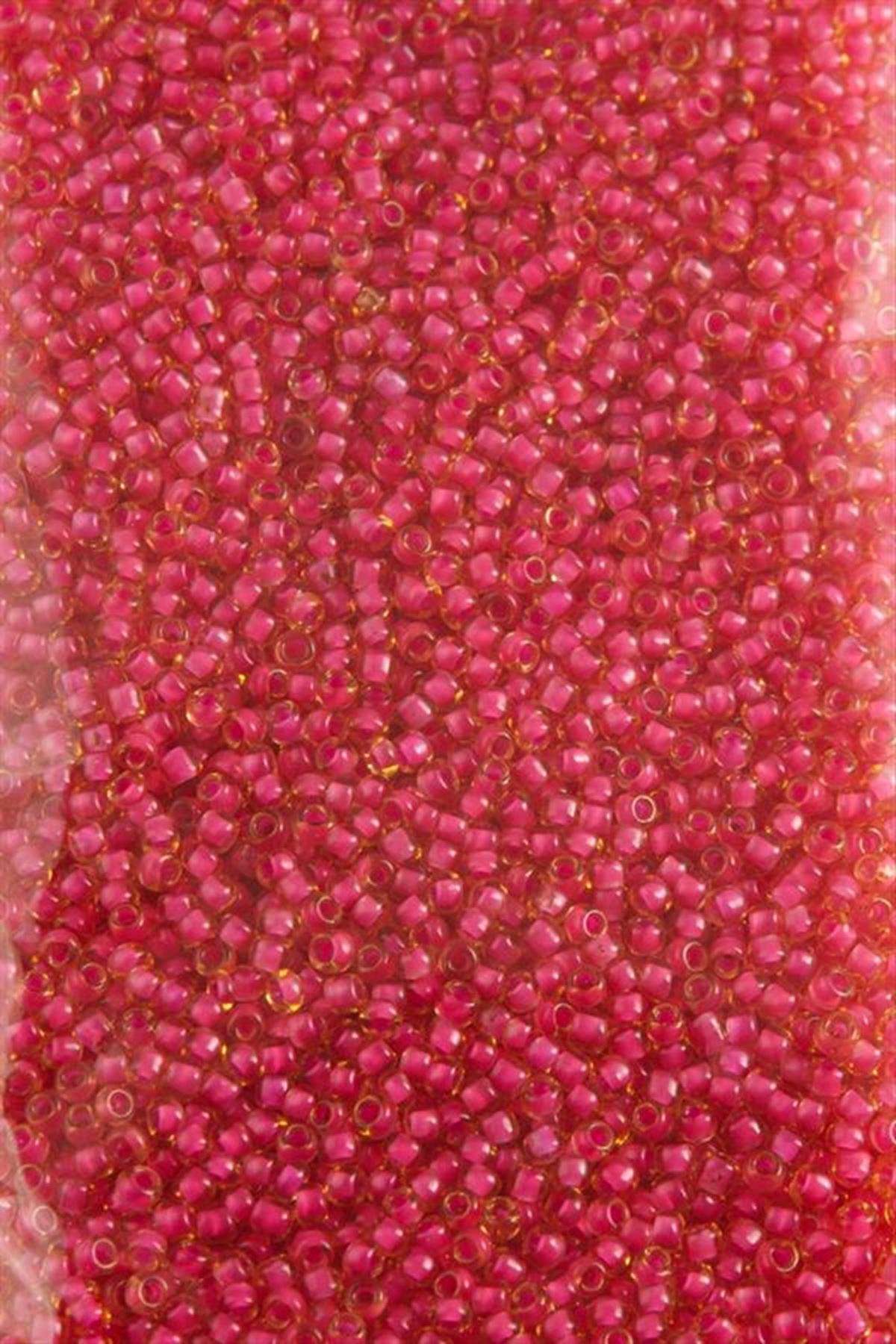 2 mm Yuvarlak Kum Boncuk 50 Gram - Kırmızı
