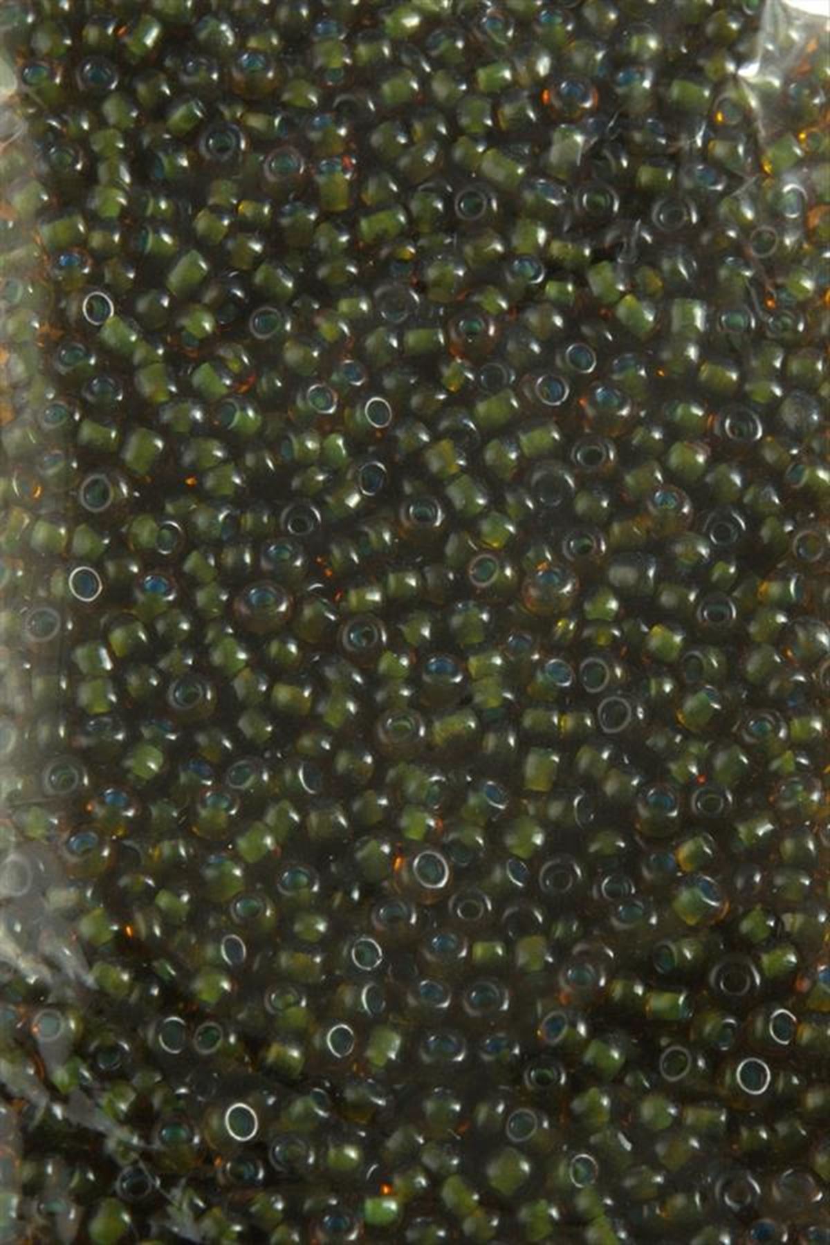 3 mm Yuvarlak Kum Boncuk 50 Gram - Yeşil