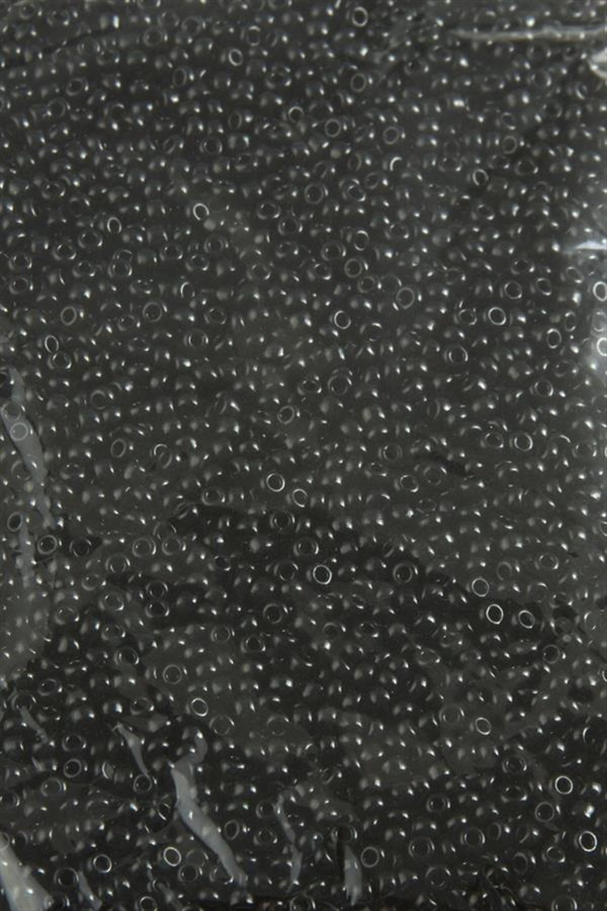 2 mm Yuvarlak Kum Boncuk 50 Gram - Siyah