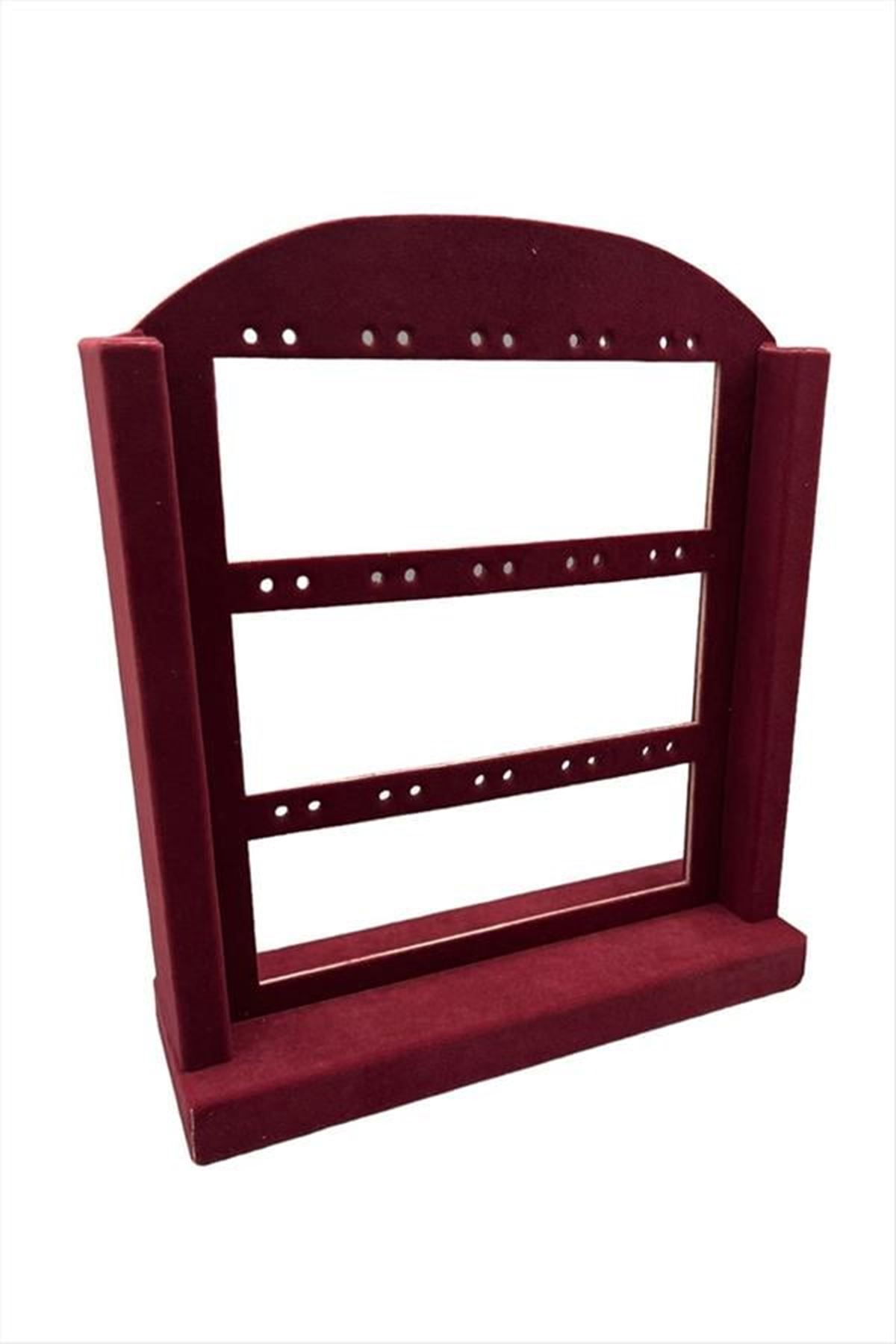 Anfora Kumaş Küpelik 22*24 cm - Bordo