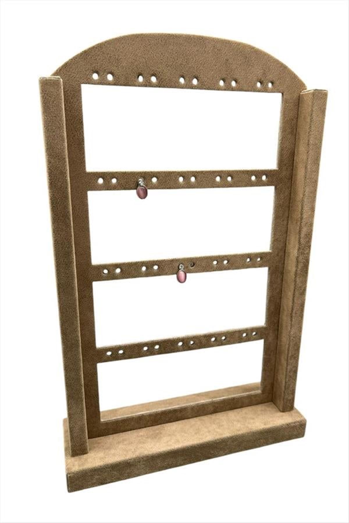 Anfora Kumaş Küpelik 22*33 cm - Açık Kahverengi