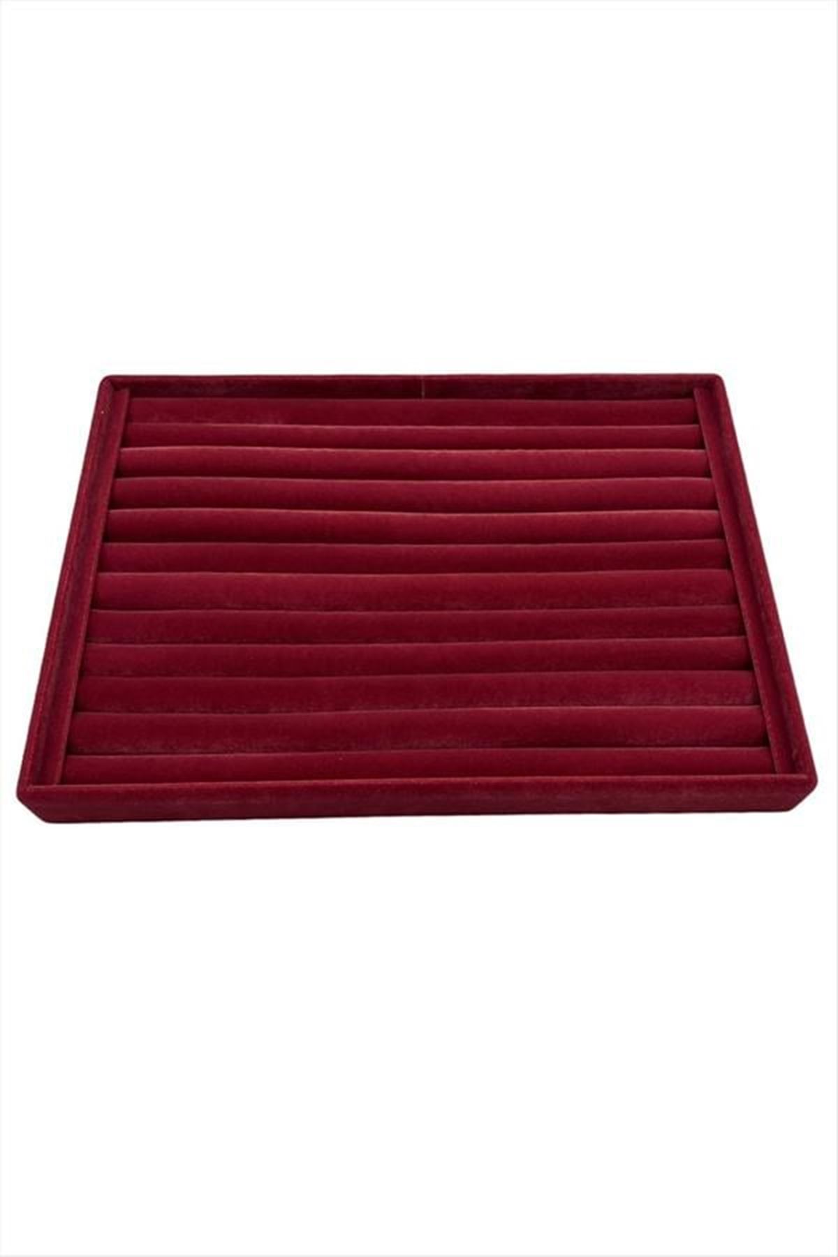 Yatay Sosisli Anfora Yüzük Kelepçe Standı 24*34 cm - Krem
