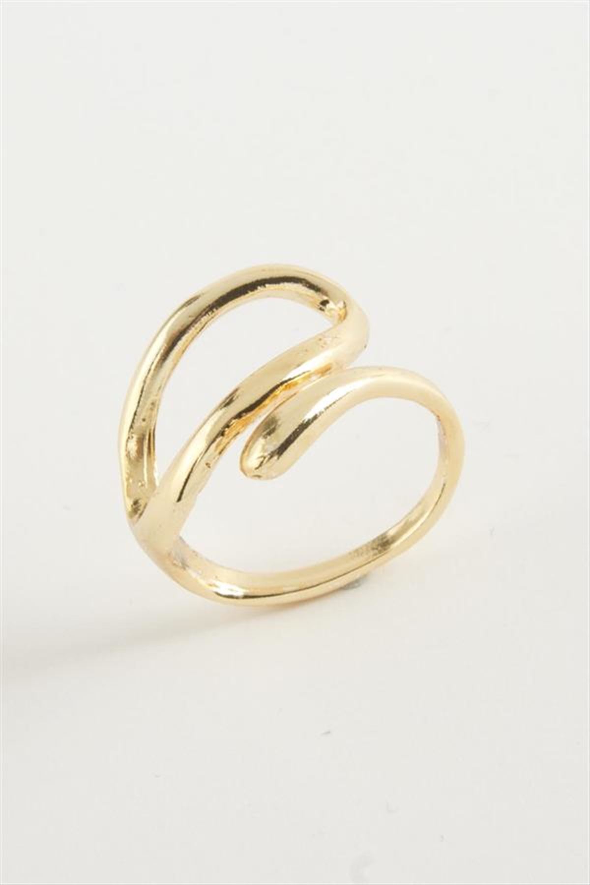 Oval Metal Yüzük - Gümüş Rengi